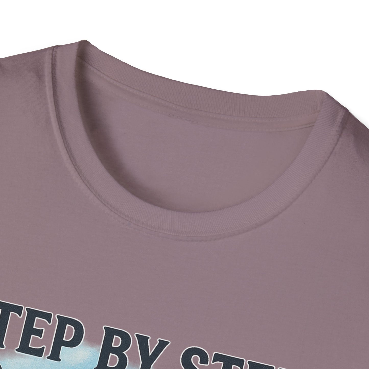 Step by Step to Greatness T-Shirt – Runner Silhouette Motivational Fitness Tee