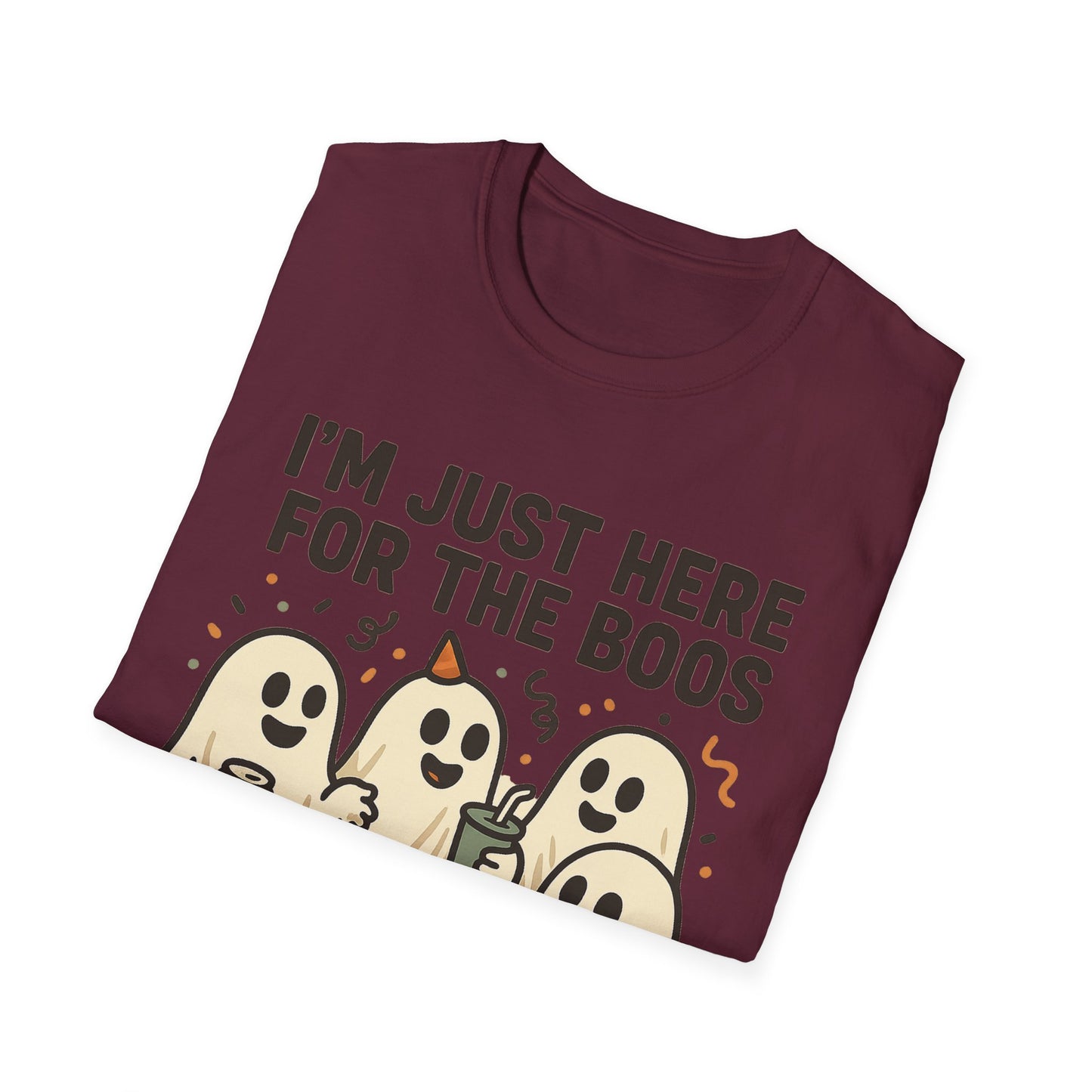 I’m Just Here for the Boos Shirt – Ghost Beer Halloween Party Tee