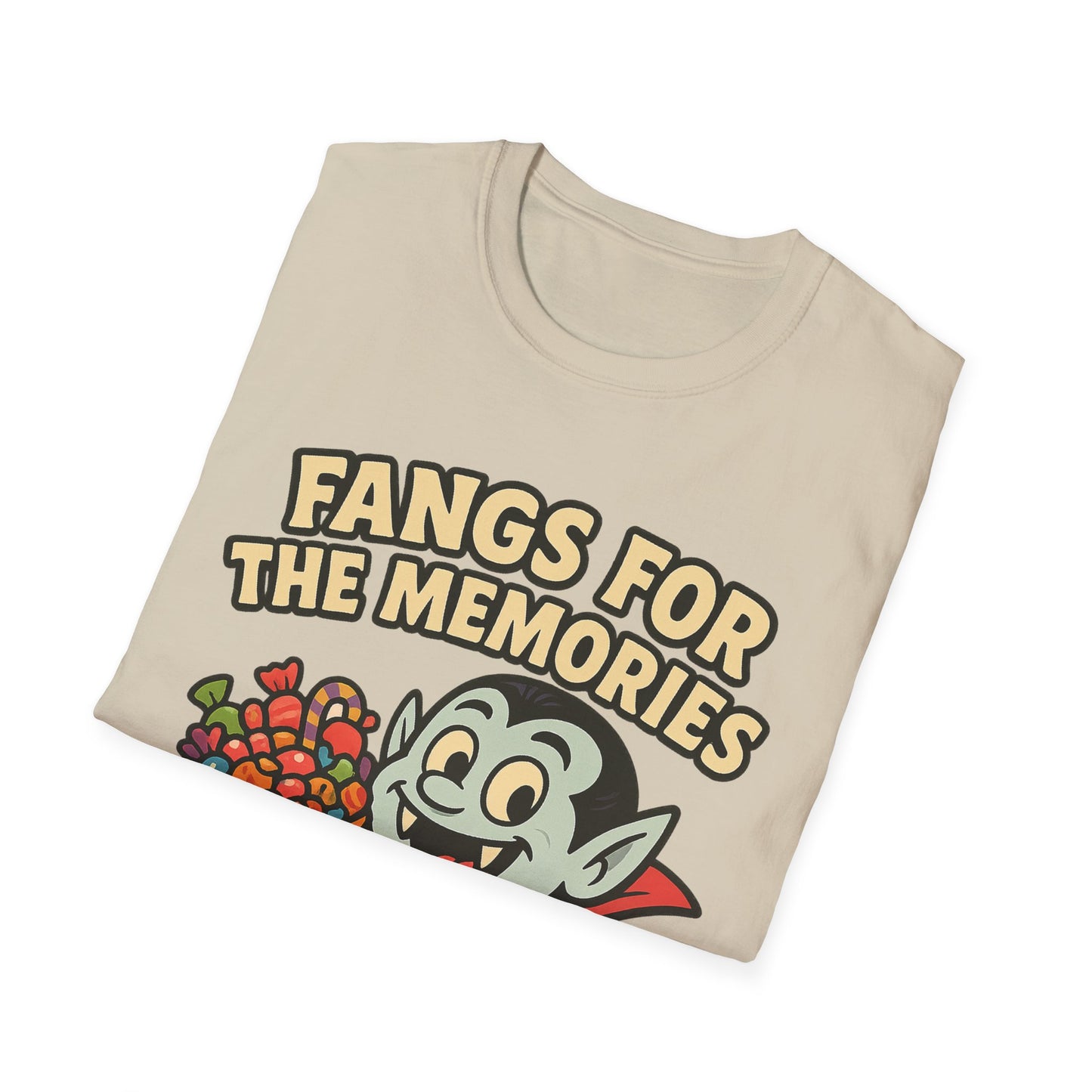 Fangs for the Memories Shirt – Vampire Trick or Treat Candy Tee