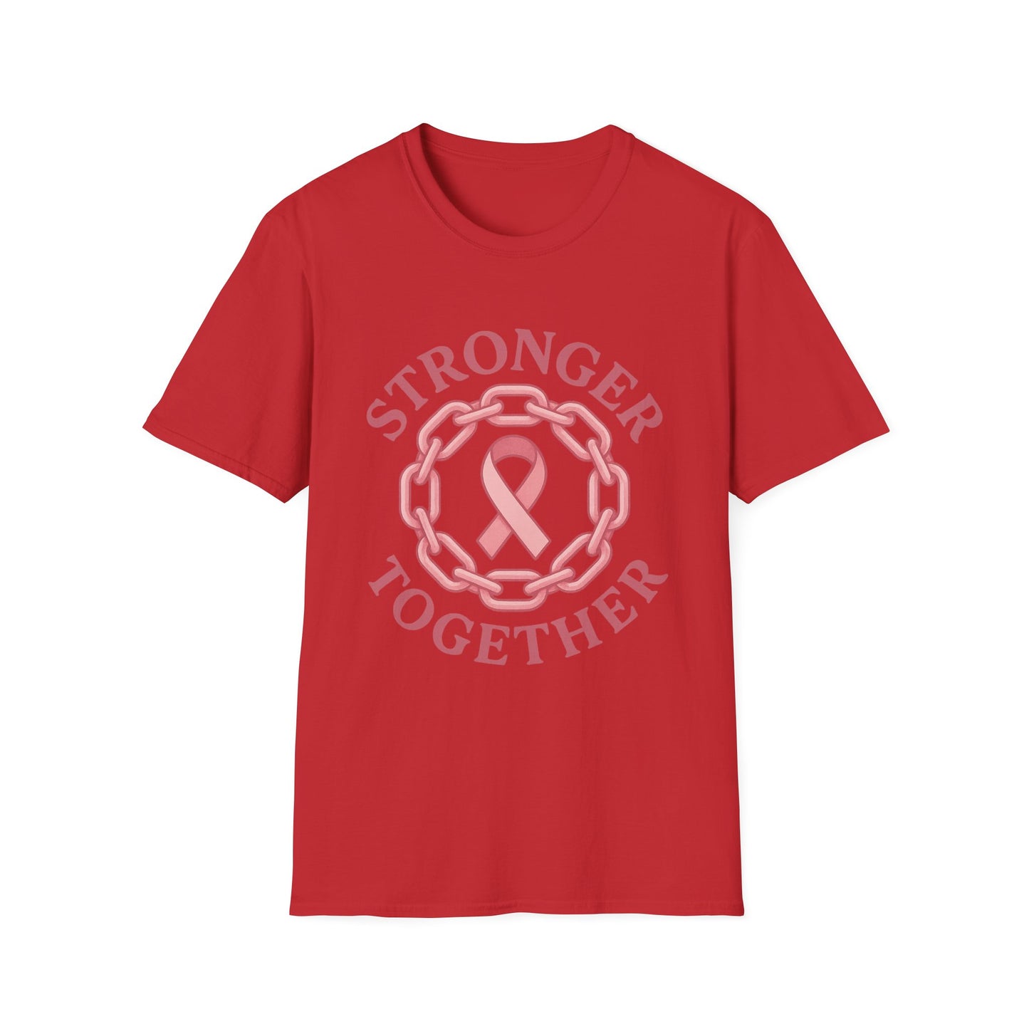 Stronger Together Shirt | Breast Cancer Awareness Pink Ribbon Tee | Unity Support Survivor Fighter October T-Shirt Hope