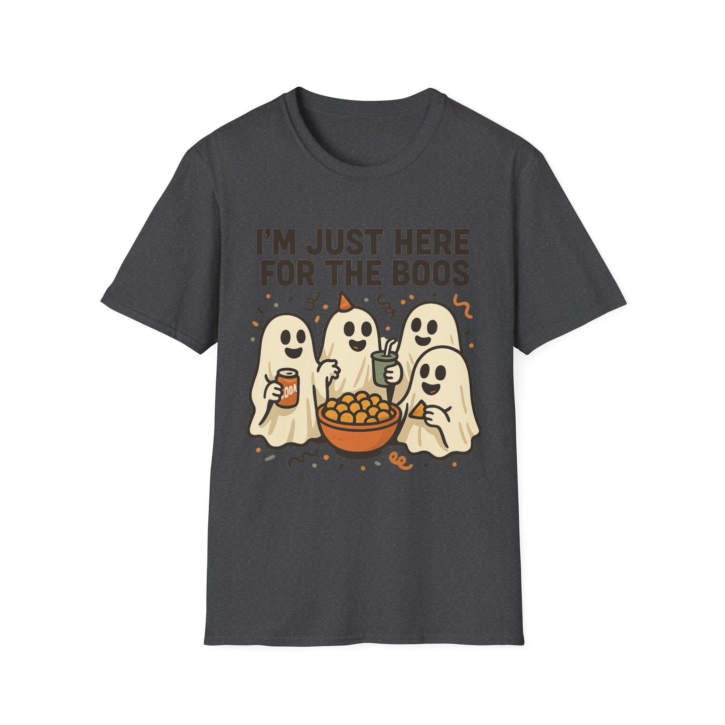 I’m Just Here for the Boos Shirt – Ghost Beer Halloween Party Tee