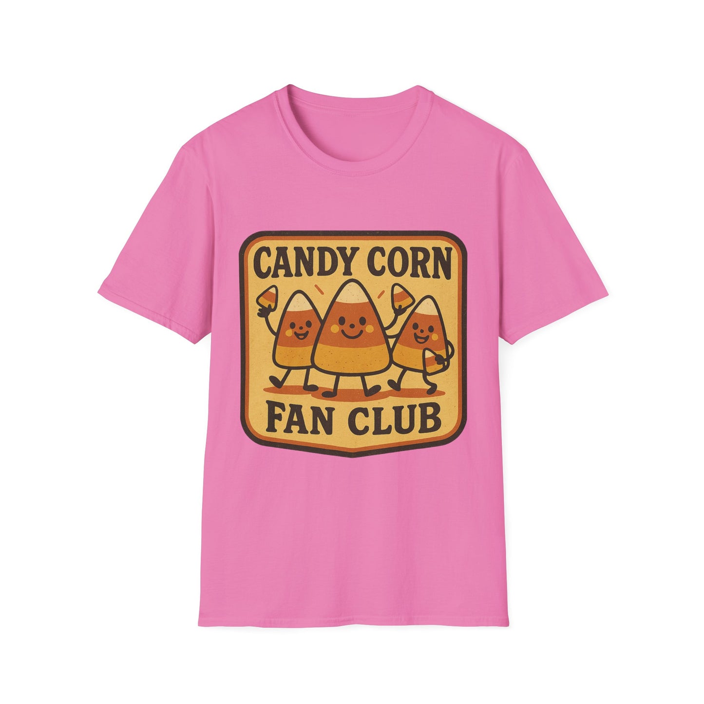 Candy Corn Fan Club Shirt – Cute Fall Halloween Tee, Retro Autumn Candy Graphic T-Shirt