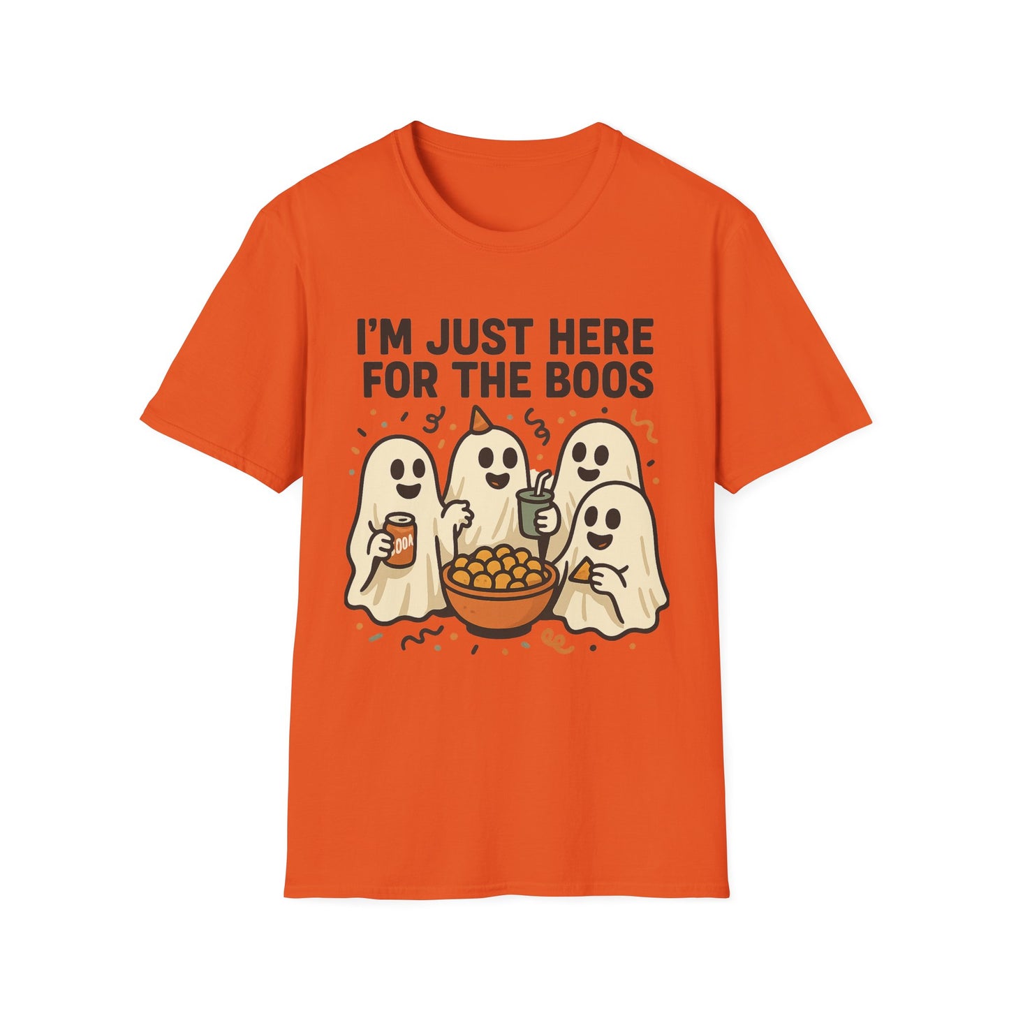 I’m Just Here for the Boos Shirt – Ghost Beer Halloween Party Tee