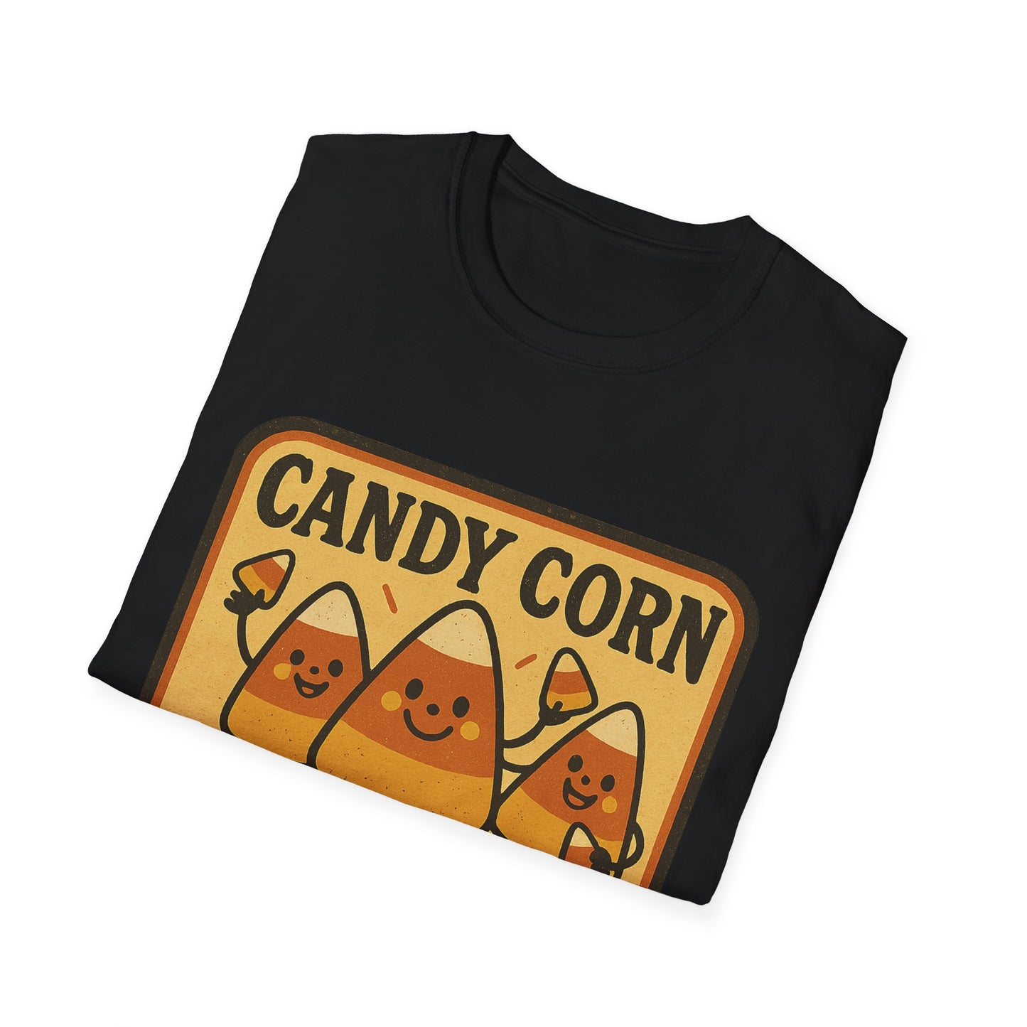 Candy Corn Fan Club Shirt – Cute Fall Halloween Tee, Retro Autumn Candy Graphic T-Shirt