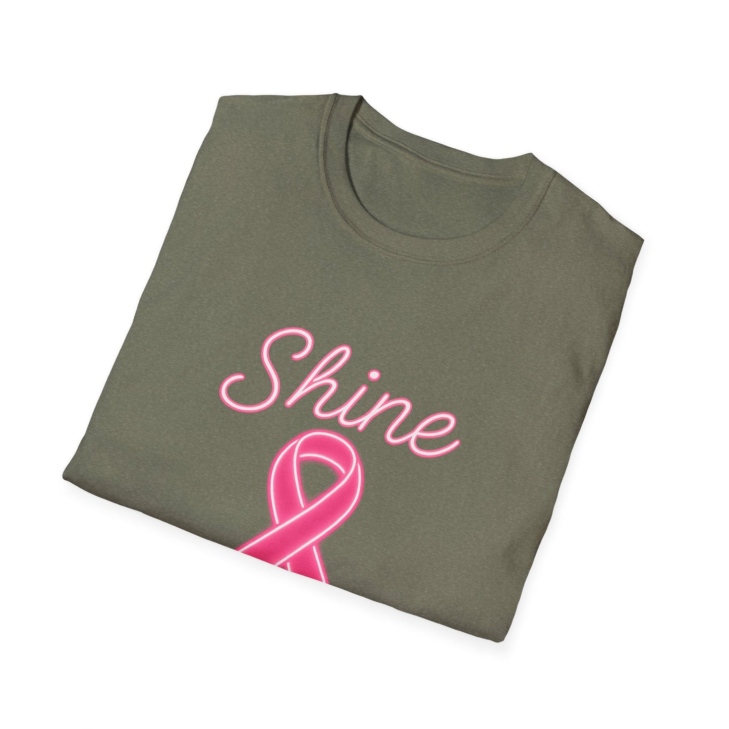 Shine for the Cure Shirt | Breast Cancer Awareness Pink Ribbon Tee | Support Hope Survivor Fighter T-Shirt October Month