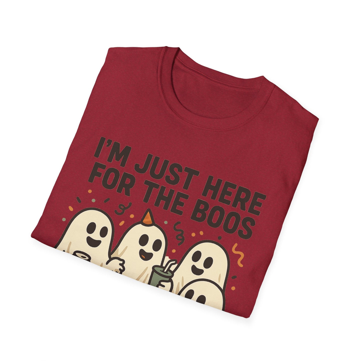 I’m Just Here for the Boos Shirt – Ghost Beer Halloween Party Tee