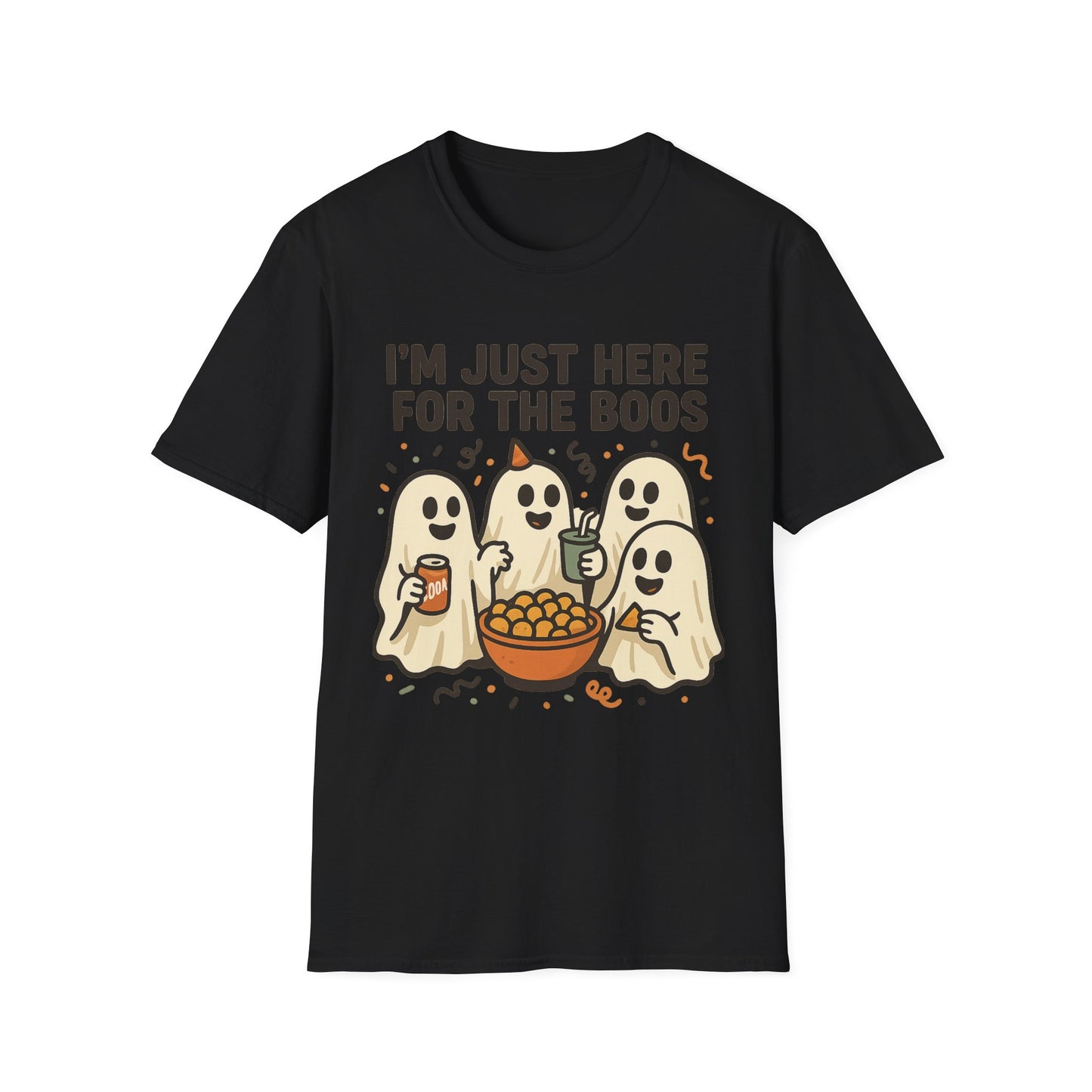 I’m Just Here for the Boos Shirt – Ghost Beer Halloween Party Tee