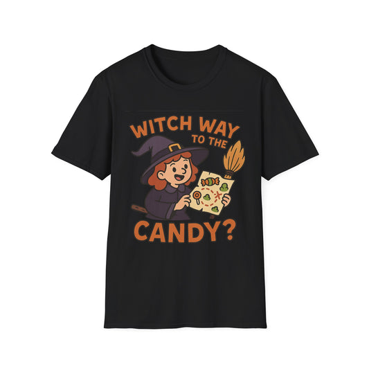 itch Way to the Candy Halloween Shirt – Funny Witch Trick or Treat Tee