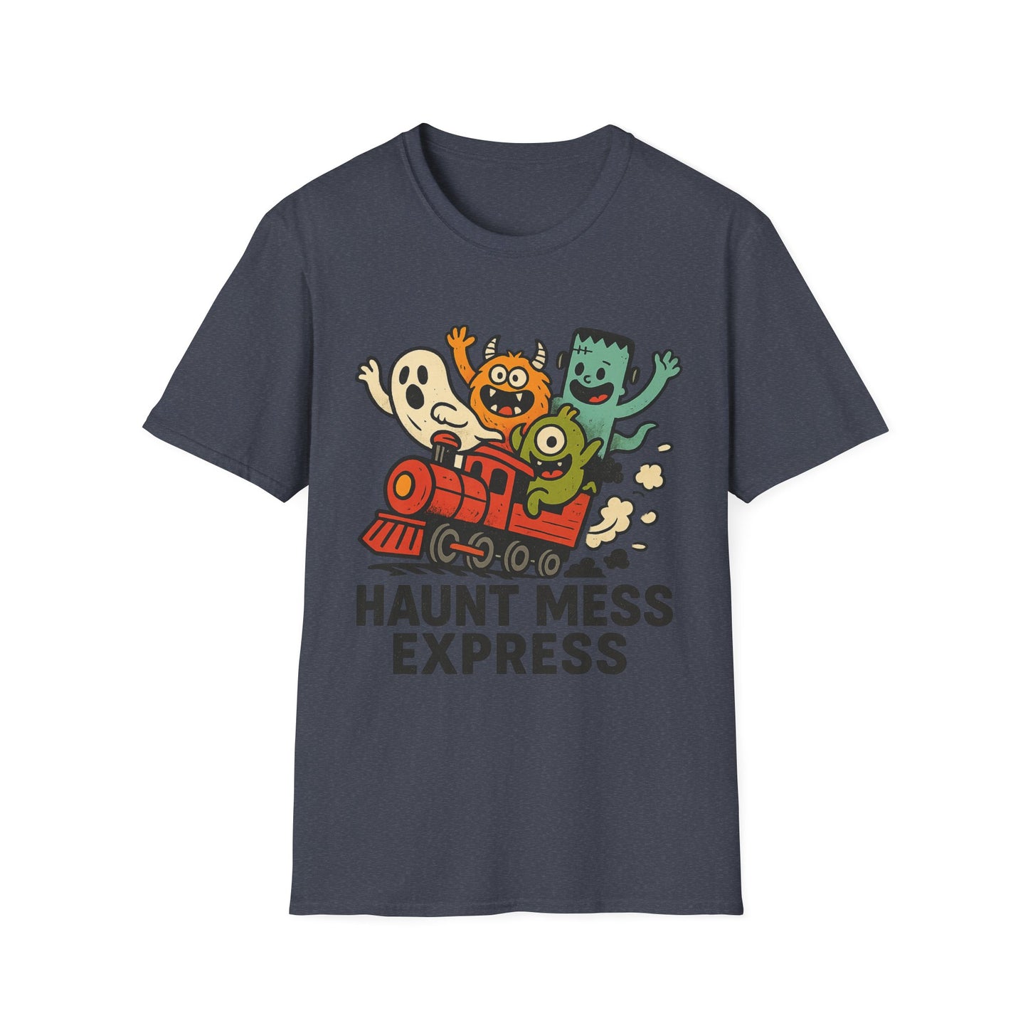 Haunt Mess Express Shirt – Funny Monster Train Halloween Tee