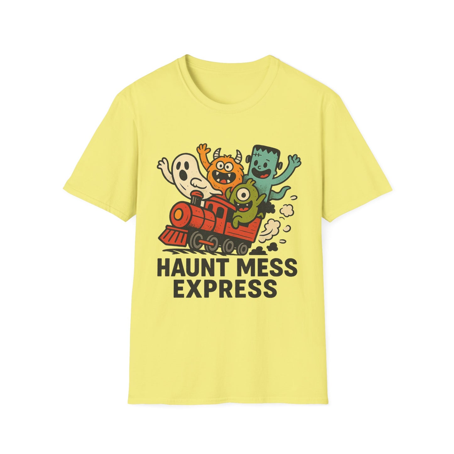 Haunt Mess Express Shirt – Funny Monster Train Halloween Tee
