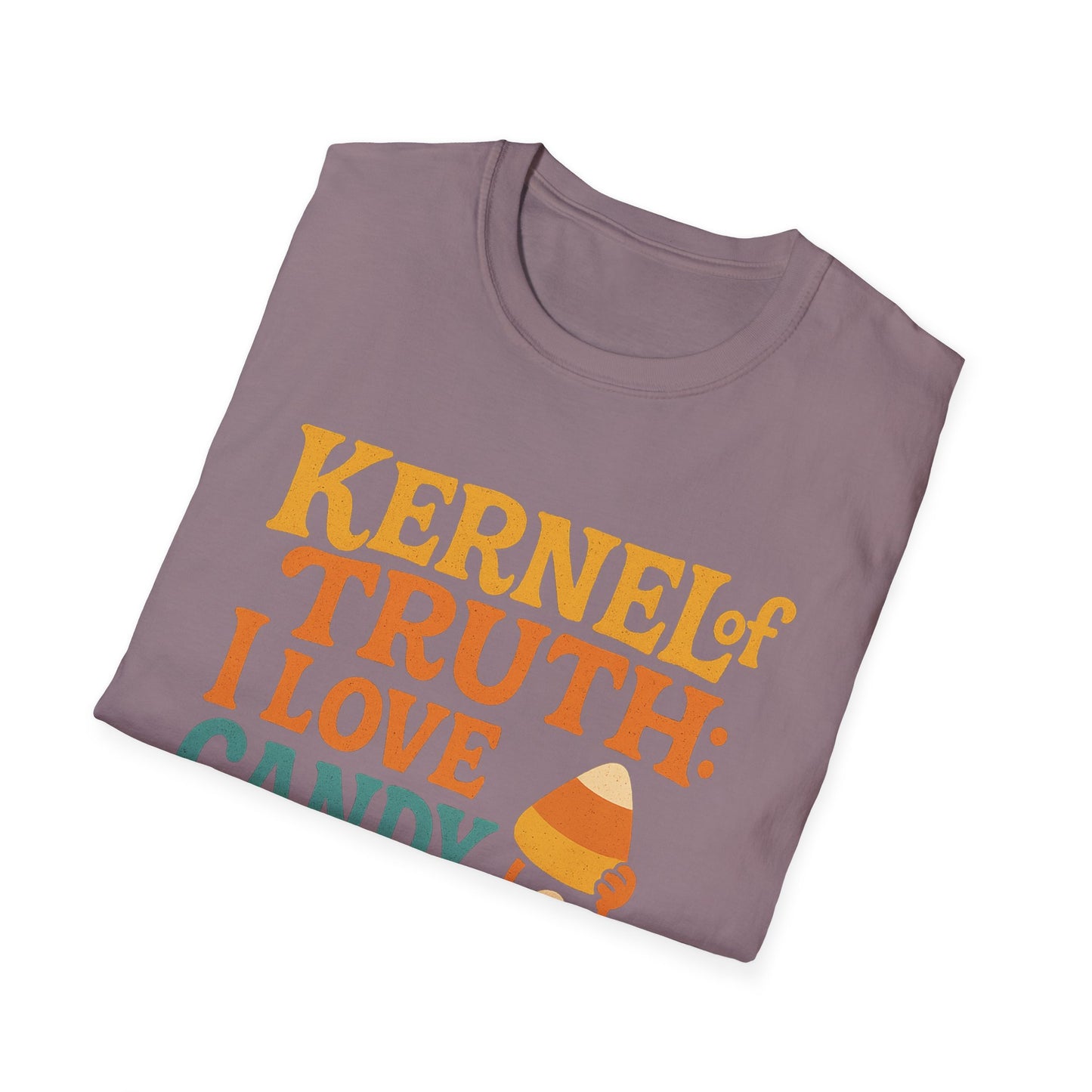 Kernel of Truth I Love Candy Corn Shirt – Cute Retro Halloween T-Shirt, Sweet Fall Graphic Tee