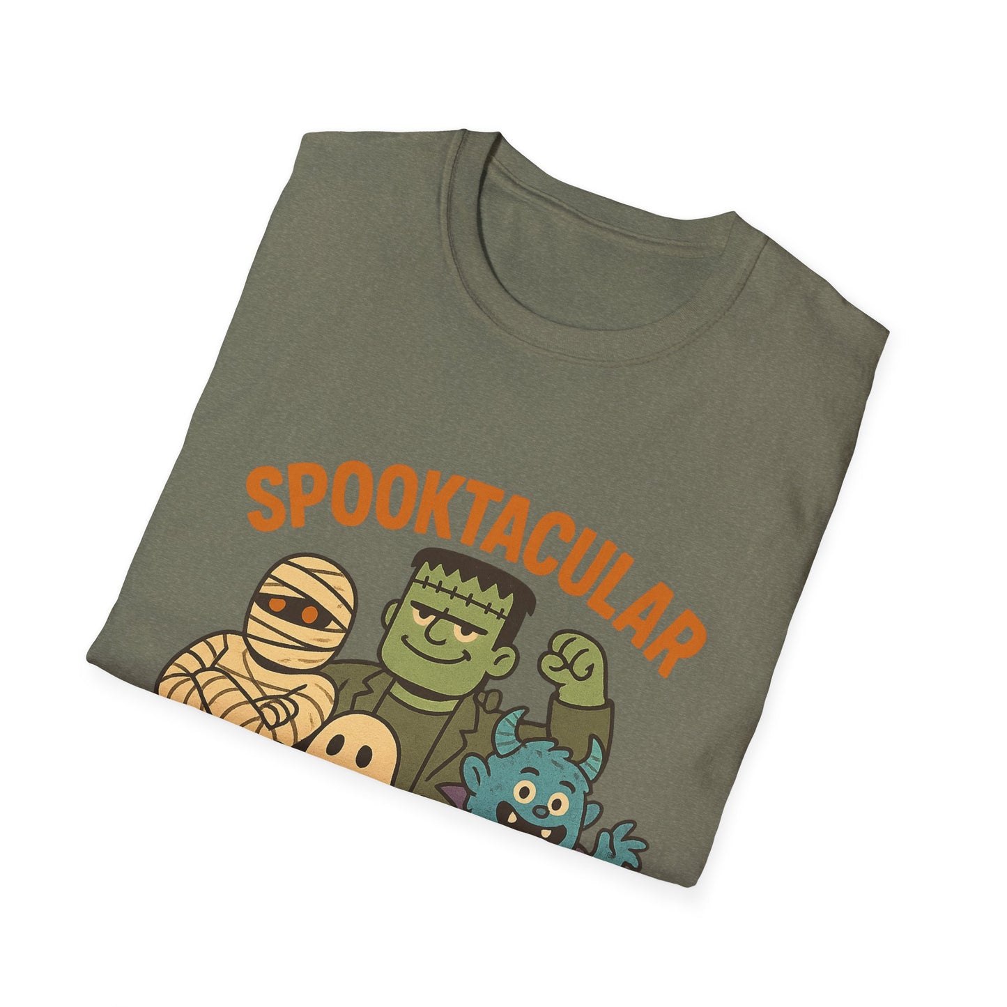 Spooktacular Squad Shirt – Monster Friends Retro Halloween Tee