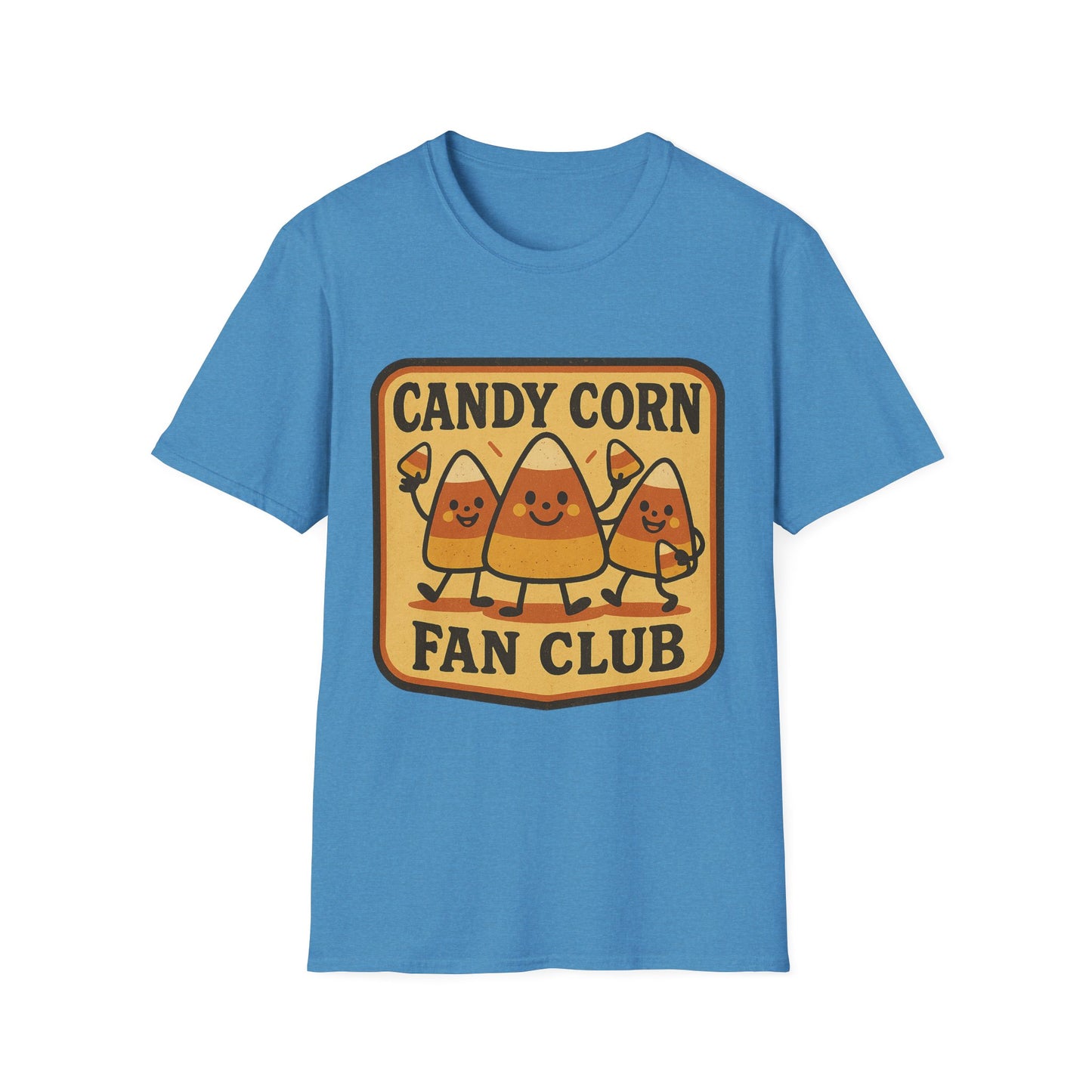 Candy Corn Fan Club Shirt – Cute Fall Halloween Tee, Retro Autumn Candy Graphic T-Shirt
