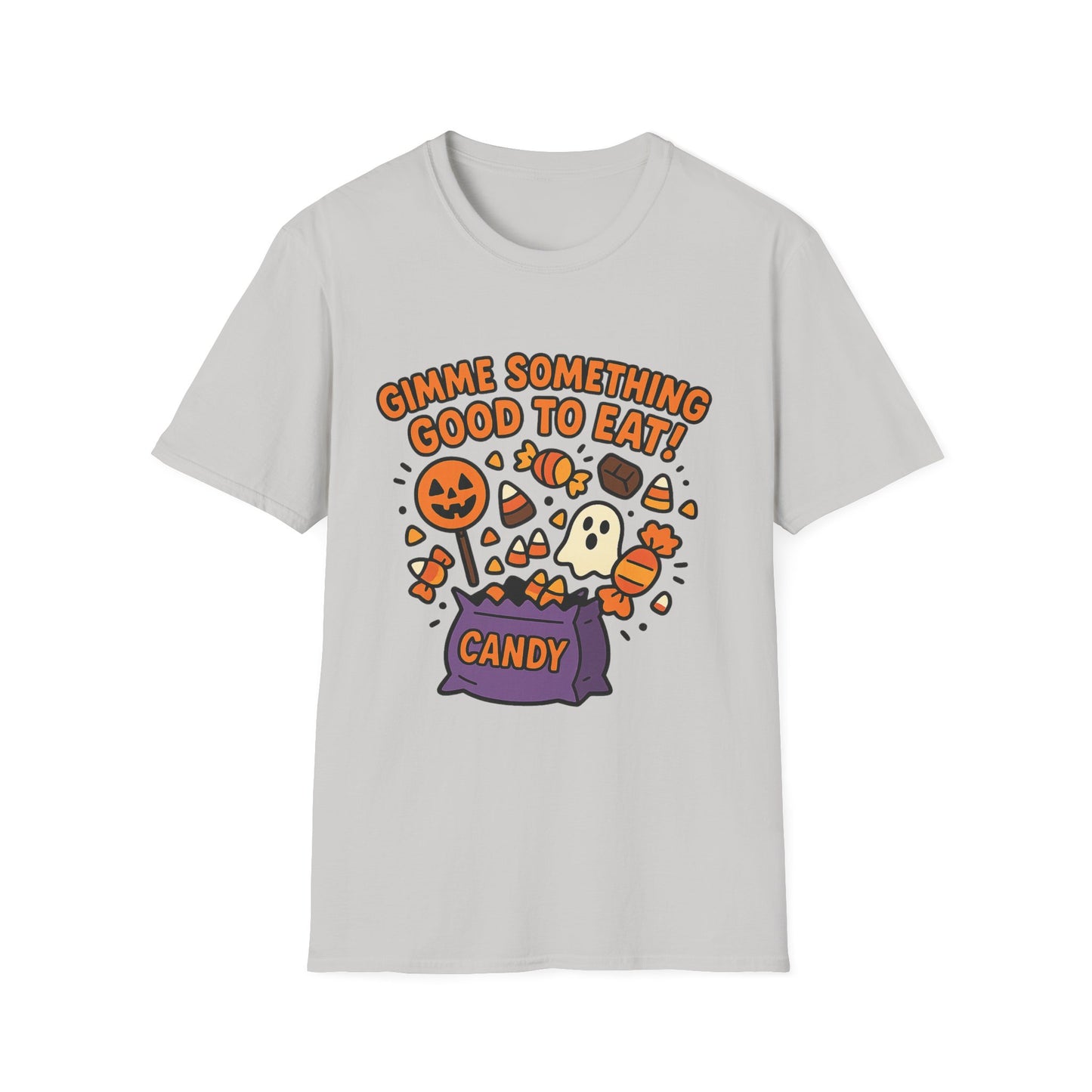 Gimme Something Good to Eat Shirt – Trick or Treat Candy Bag Tee