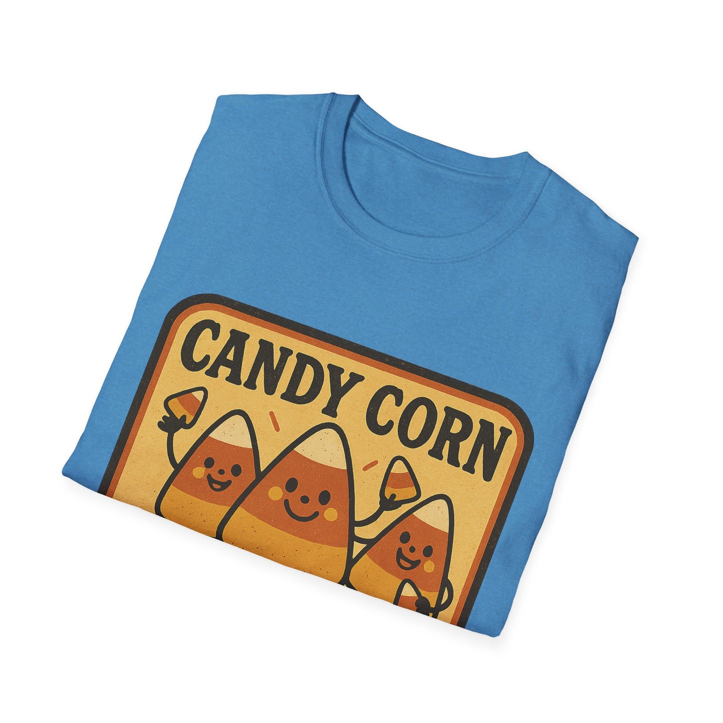 Candy Corn Fan Club Shirt – Cute Fall Halloween Tee, Retro Autumn Candy Graphic T-Shirt