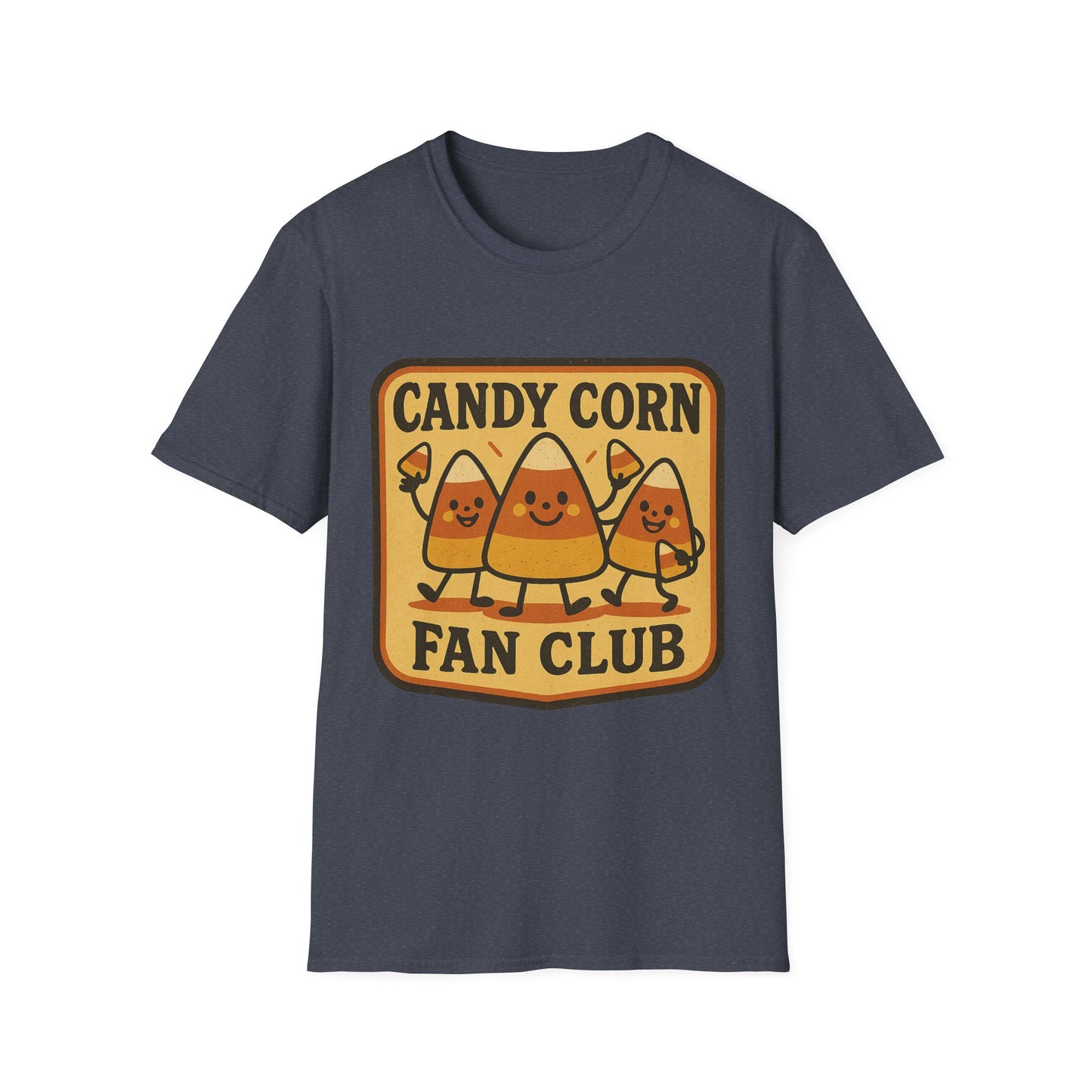 Candy Corn Fan Club Shirt – Cute Fall Halloween Tee, Retro Autumn Candy Graphic T-Shirt