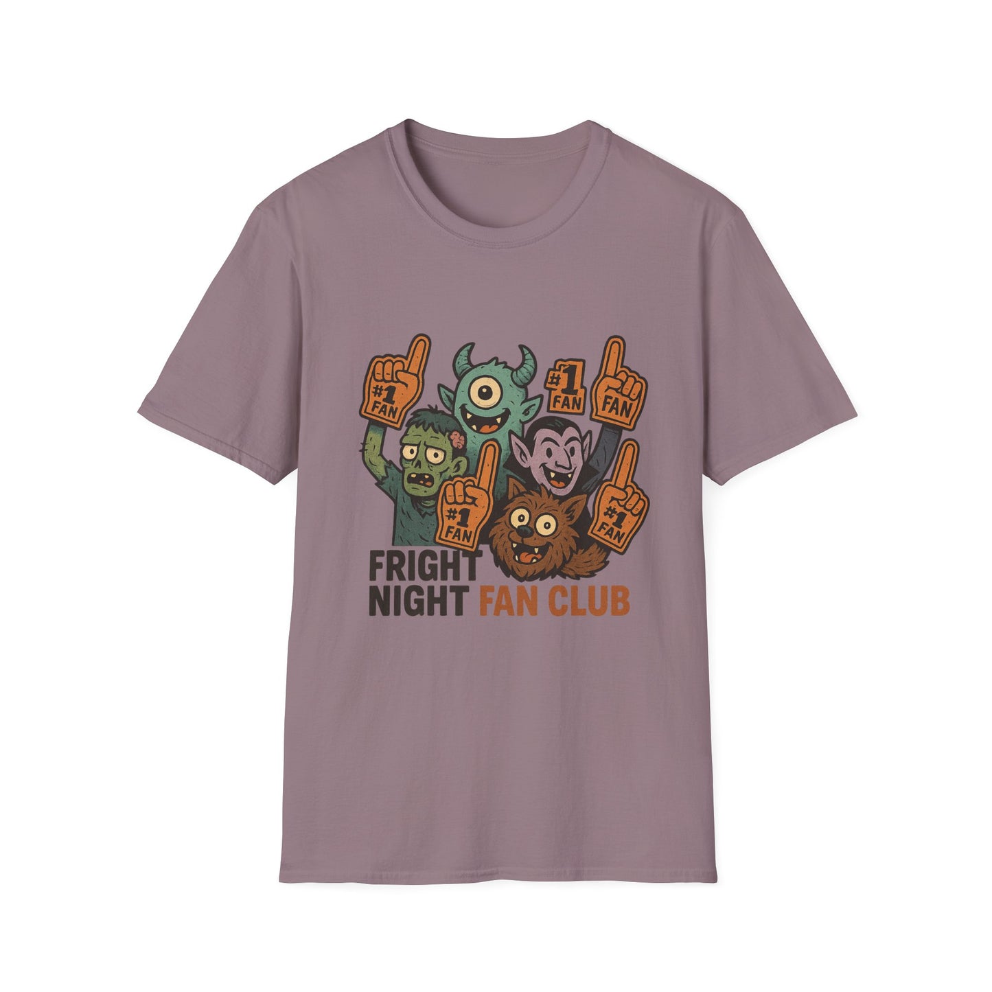Fright Night Fan Club Shirt – Retro Monster Halloween Party Tee