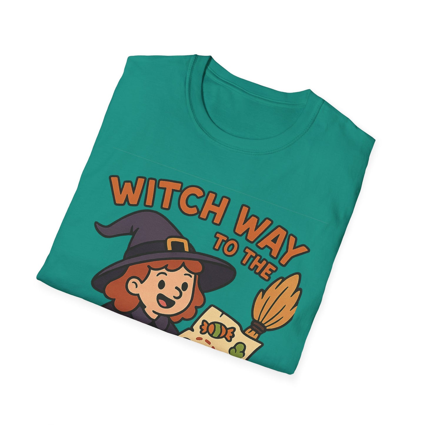 itch Way to the Candy Halloween Shirt – Funny Witch Trick or Treat Tee
