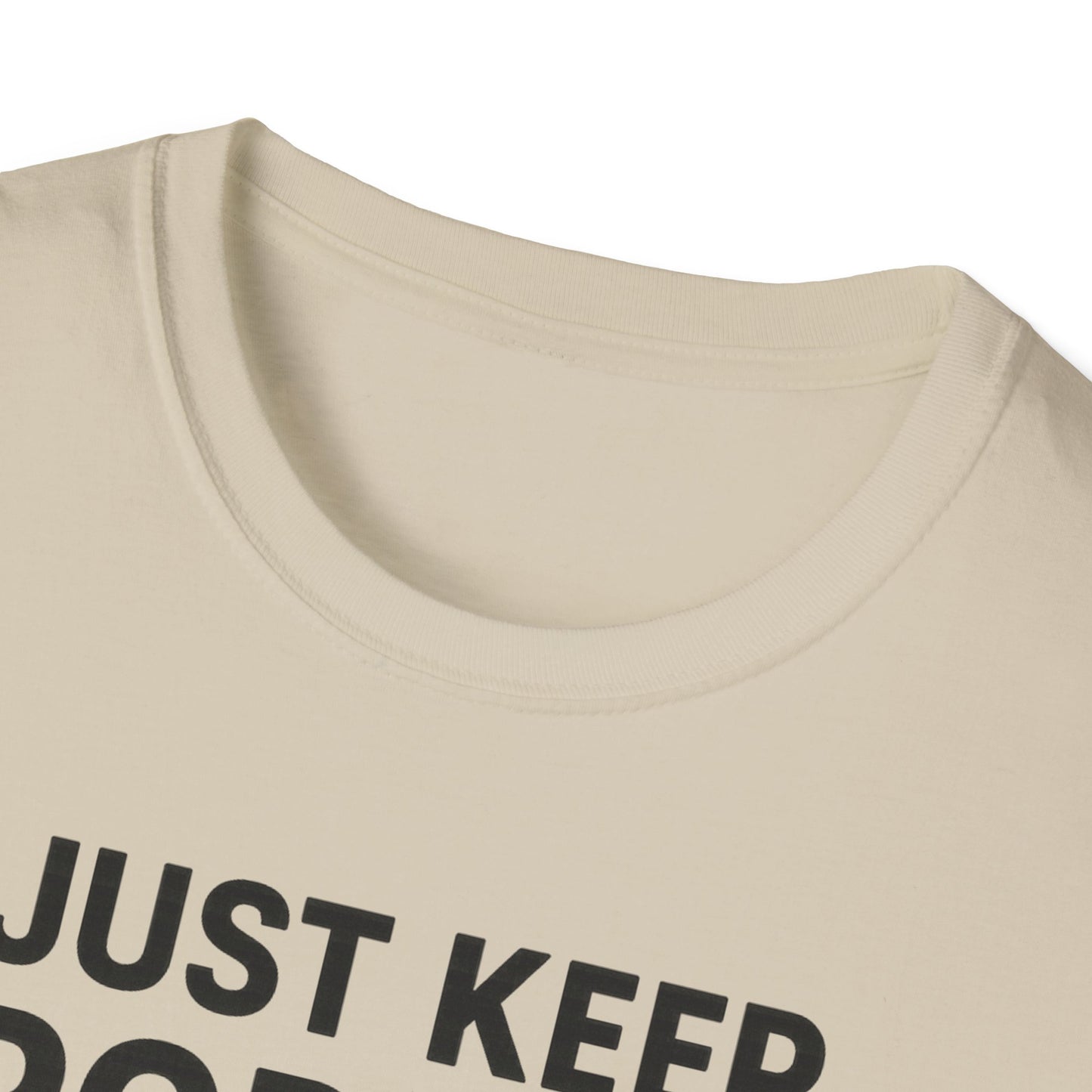 Just Keep Poppin’ Shirt – Funny Popcorn Lover Tee – Retro Movie Night T-Shirt for Snack Fans & Cinema Lovers