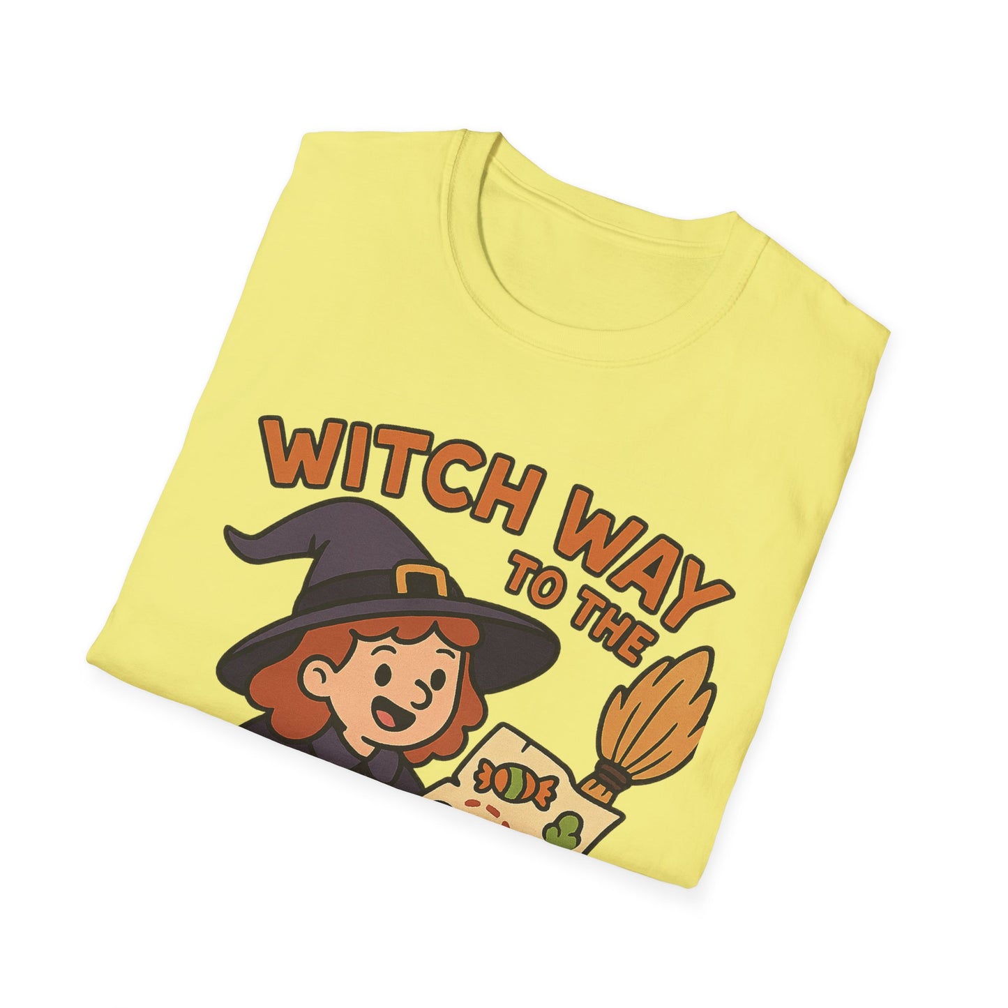 itch Way to the Candy Halloween Shirt – Funny Witch Trick or Treat Tee