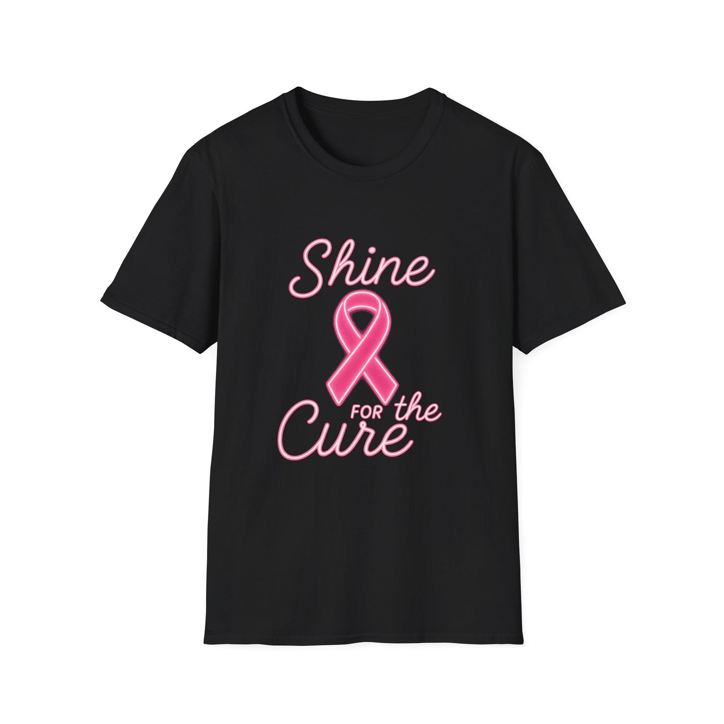 Shine for the Cure Shirt | Breast Cancer Awareness Pink Ribbon Tee | Support Hope Survivor Fighter T-Shirt October Month