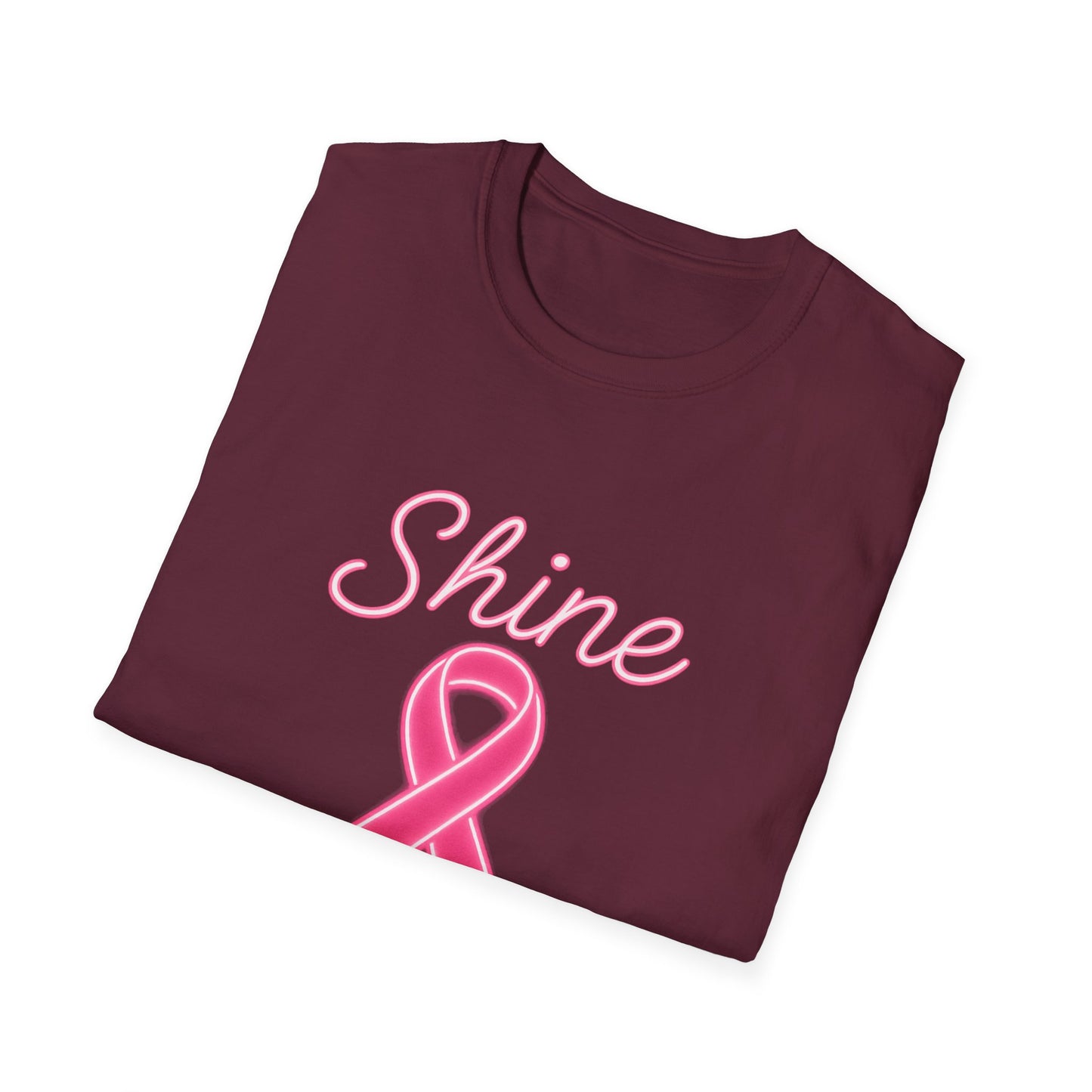 Shine for the Cure Shirt | Breast Cancer Awareness Pink Ribbon Tee | Support Hope Survivor Fighter T-Shirt October Month