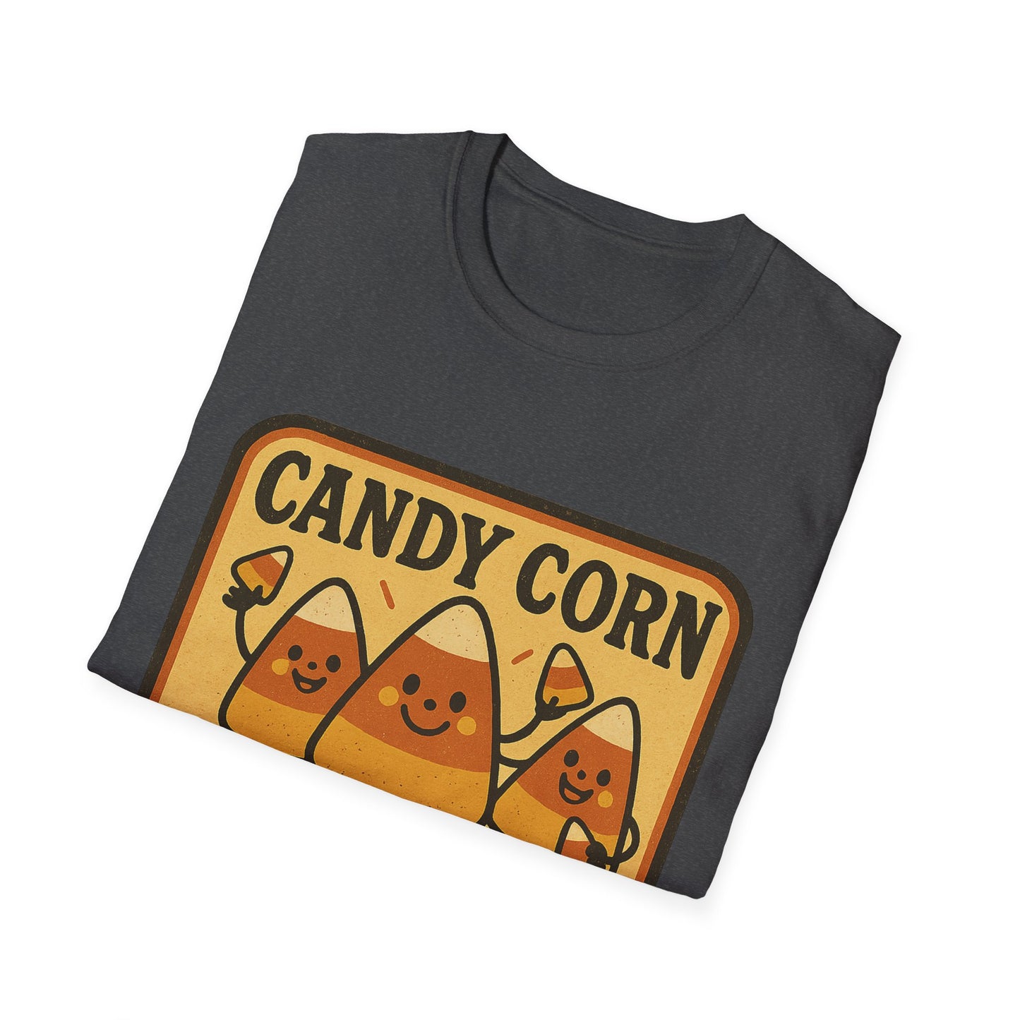 Candy Corn Fan Club Shirt – Cute Fall Halloween Tee, Retro Autumn Candy Graphic T-Shirt