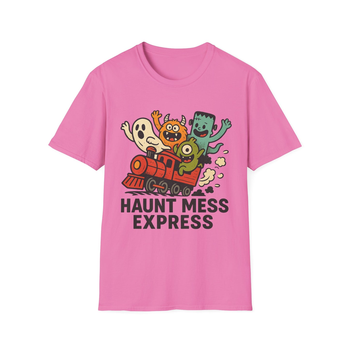 Haunt Mess Express Shirt – Funny Monster Train Halloween Tee
