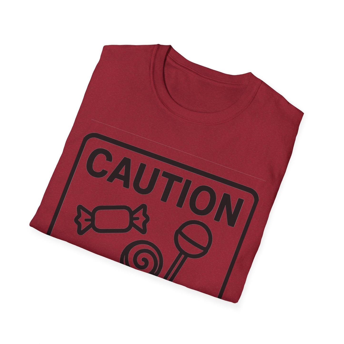 Caution May Contain Candy Shirt – Funny Trick or Treat Warning Tee