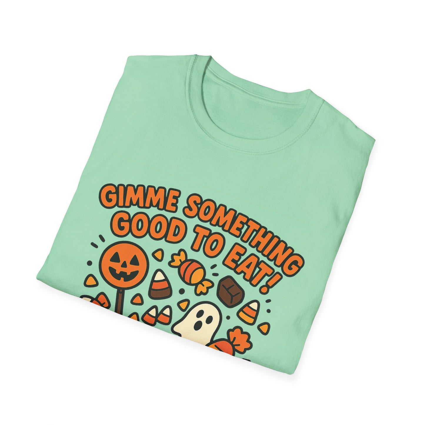 Gimme Something Good to Eat Shirt – Trick or Treat Candy Bag Tee