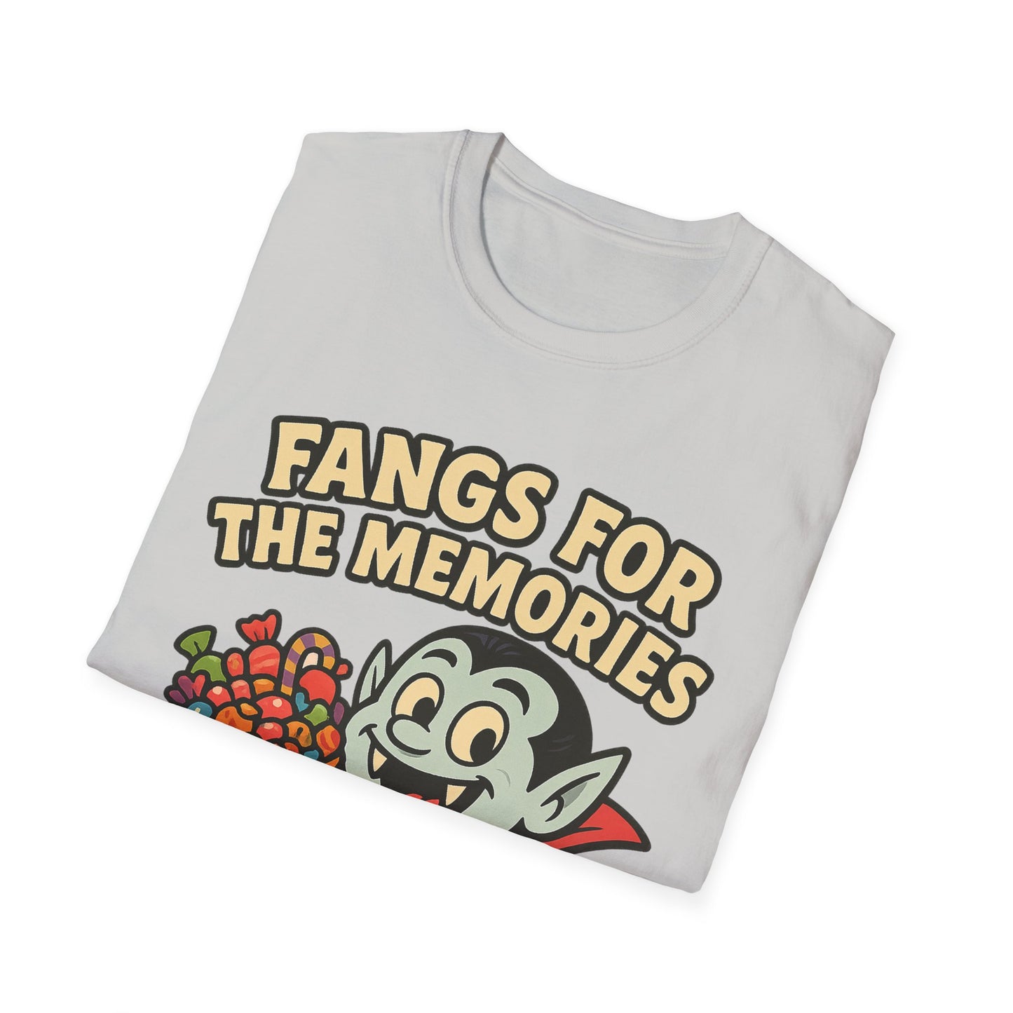 Fangs for the Memories Shirt – Vampire Trick or Treat Candy Tee