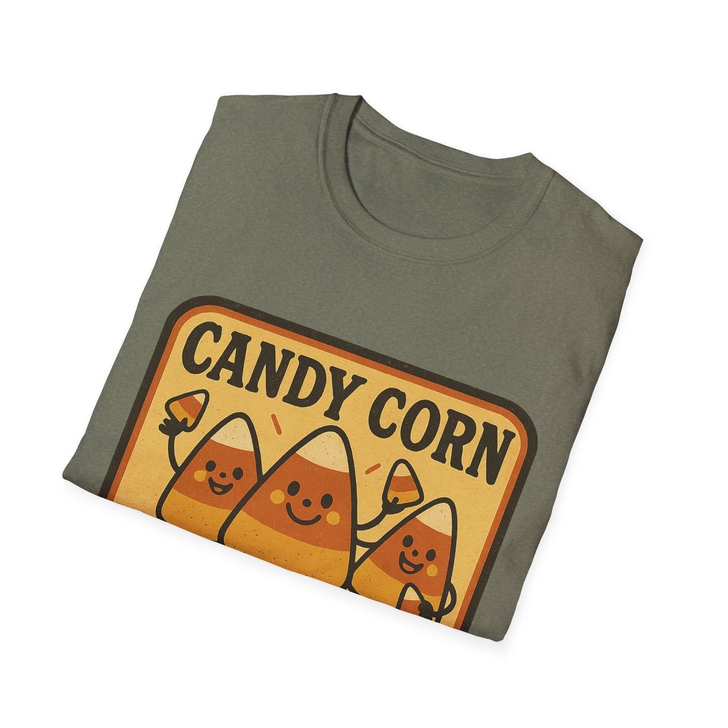 Candy Corn Fan Club Shirt – Cute Fall Halloween Tee, Retro Autumn Candy Graphic T-Shirt