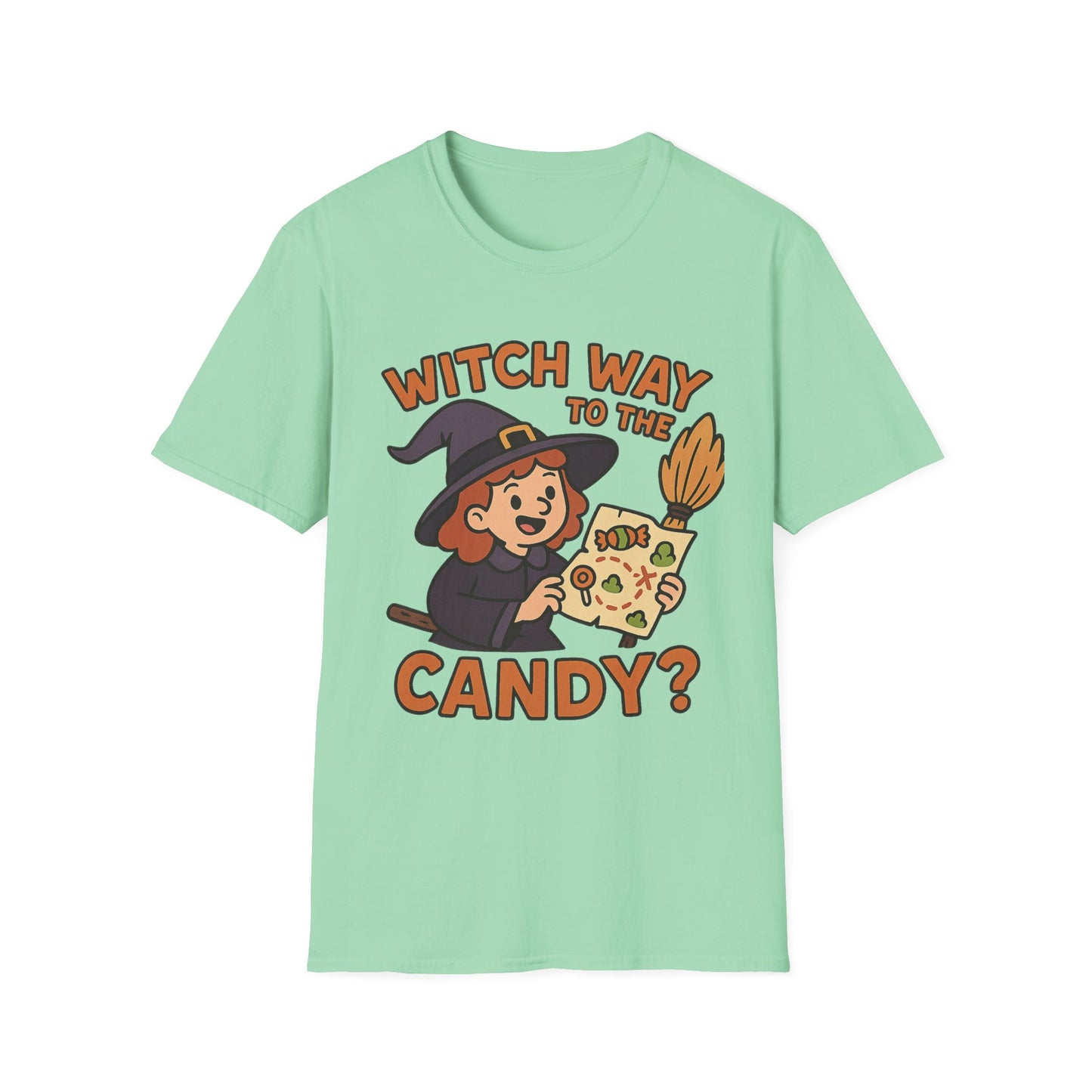 itch Way to the Candy Halloween Shirt – Funny Witch Trick or Treat Tee