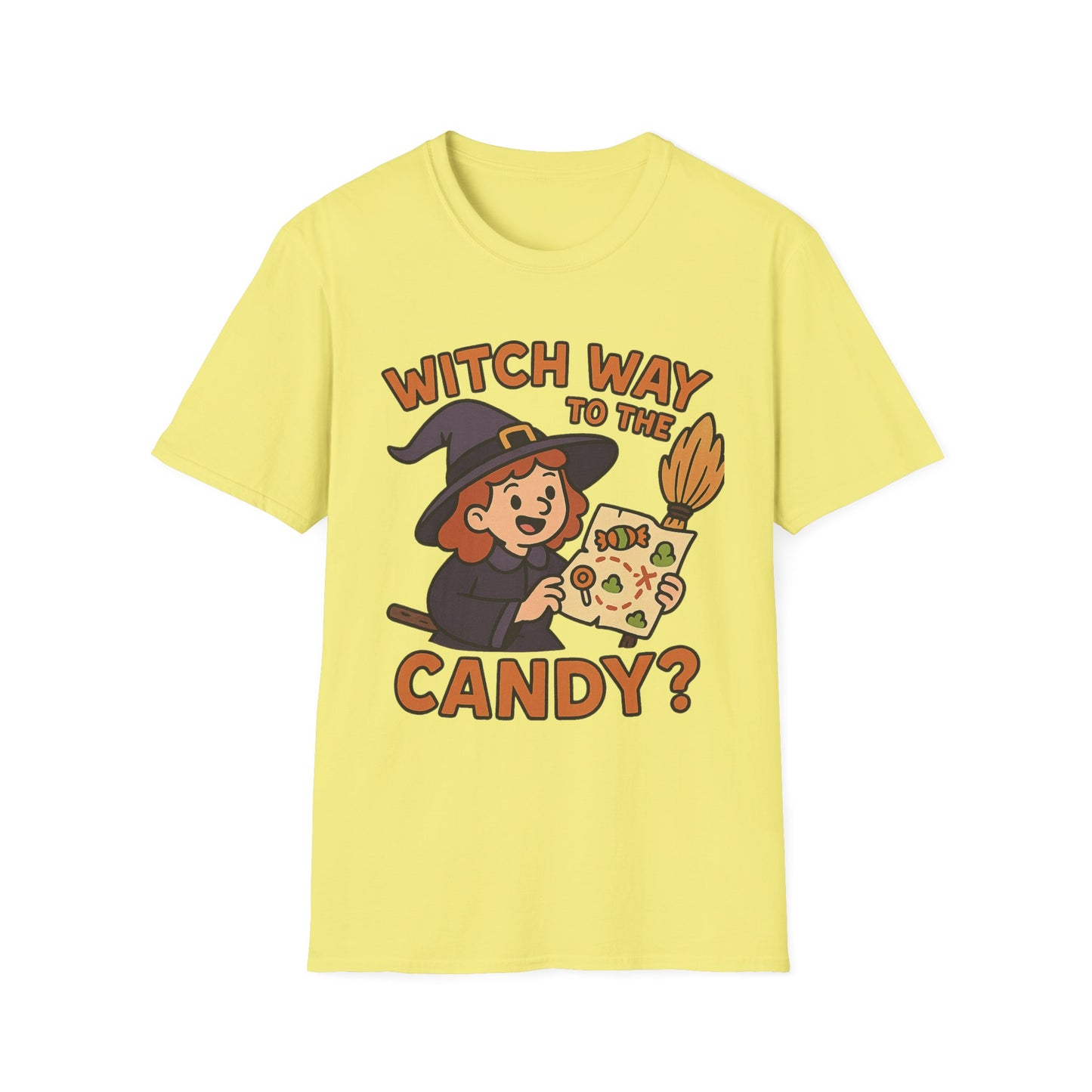 itch Way to the Candy Halloween Shirt – Funny Witch Trick or Treat Tee