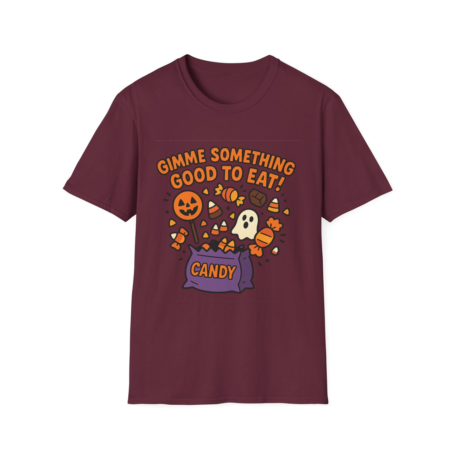 Gimme Something Good to Eat Shirt – Trick or Treat Candy Bag Tee