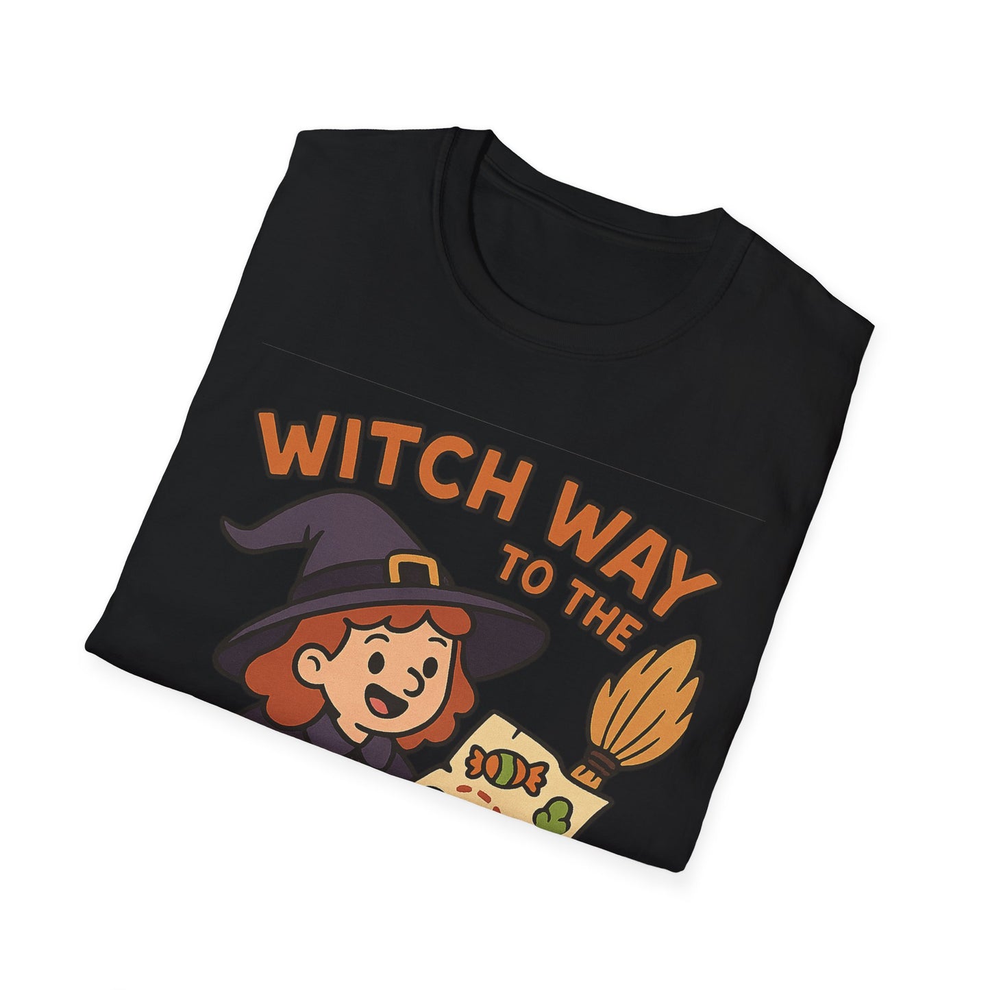 itch Way to the Candy Halloween Shirt – Funny Witch Trick or Treat Tee