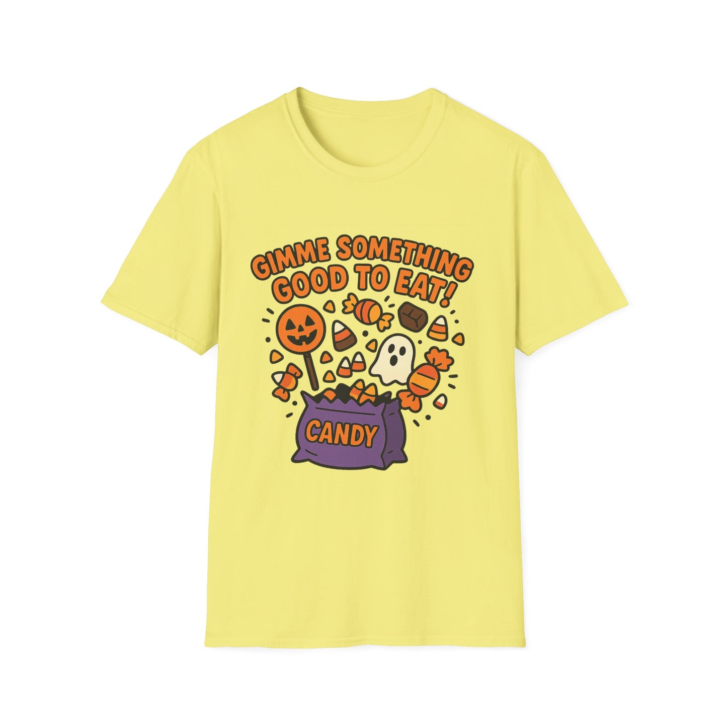 Gimme Something Good to Eat Shirt – Trick or Treat Candy Bag Tee