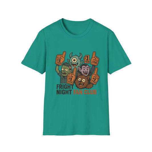 Fright Night Fan Club Shirt – Retro Monster Halloween Party Tee