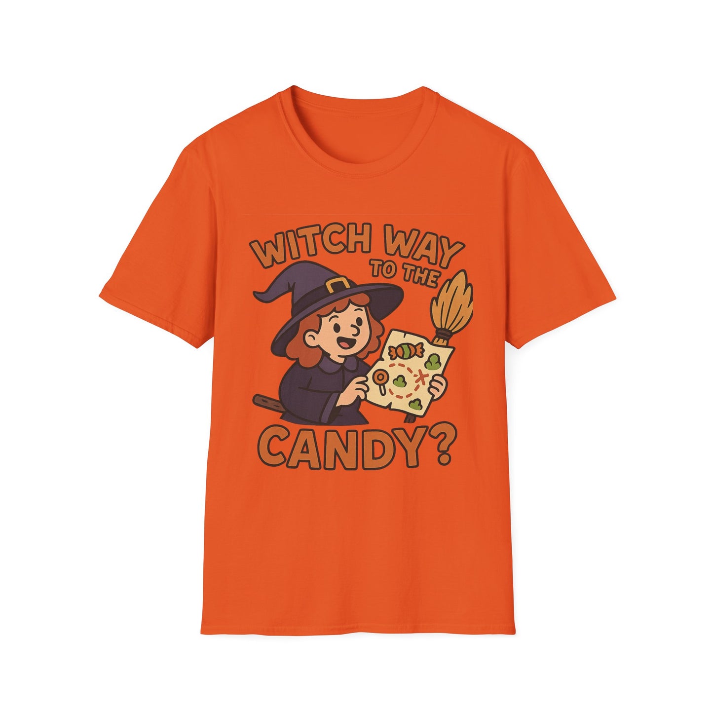 itch Way to the Candy Halloween Shirt – Funny Witch Trick or Treat Tee