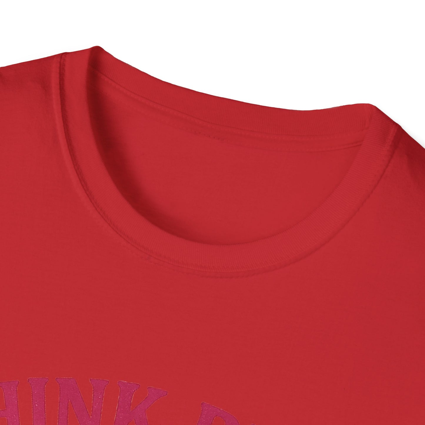 Think Pink Shirt Live Strong | Breast Cancer Awareness Ribbon Tee | Pink Support Hope Strength T-Shirt Women Men October