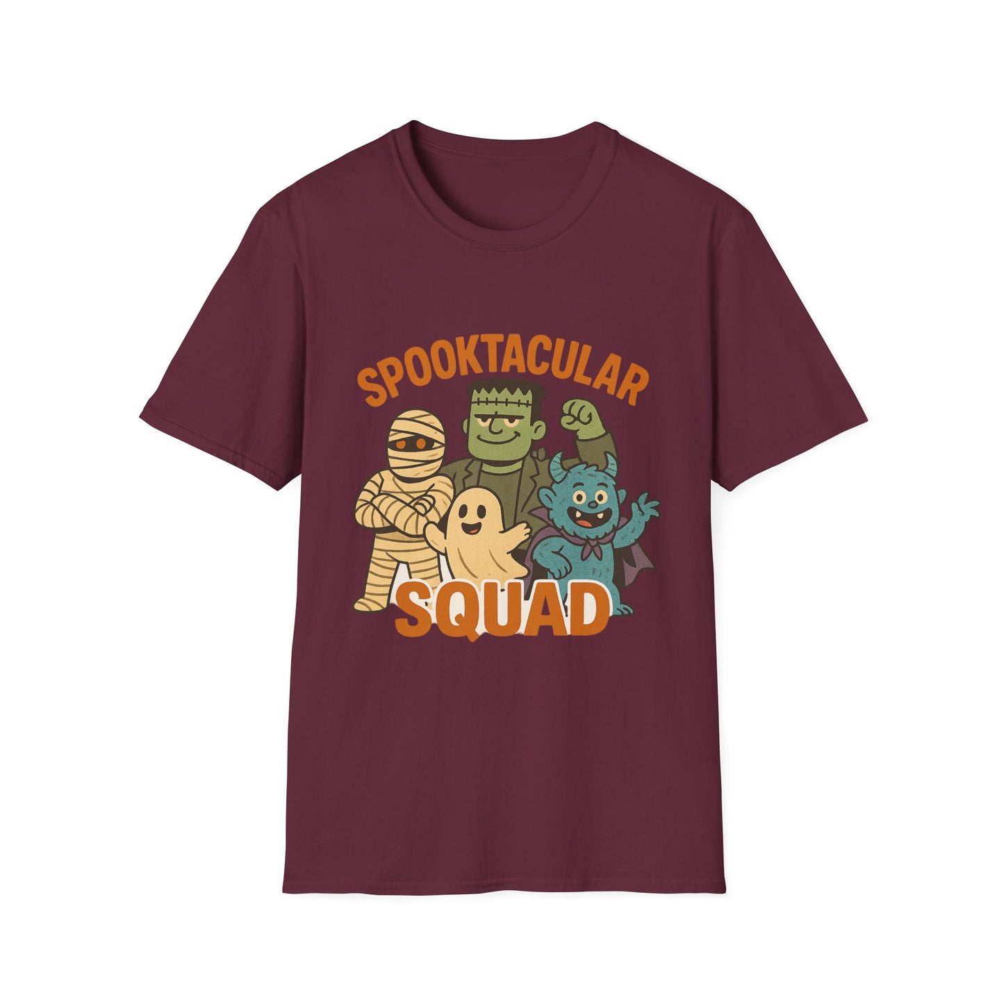 Spooktacular Squad Shirt – Monster Friends Retro Halloween Tee