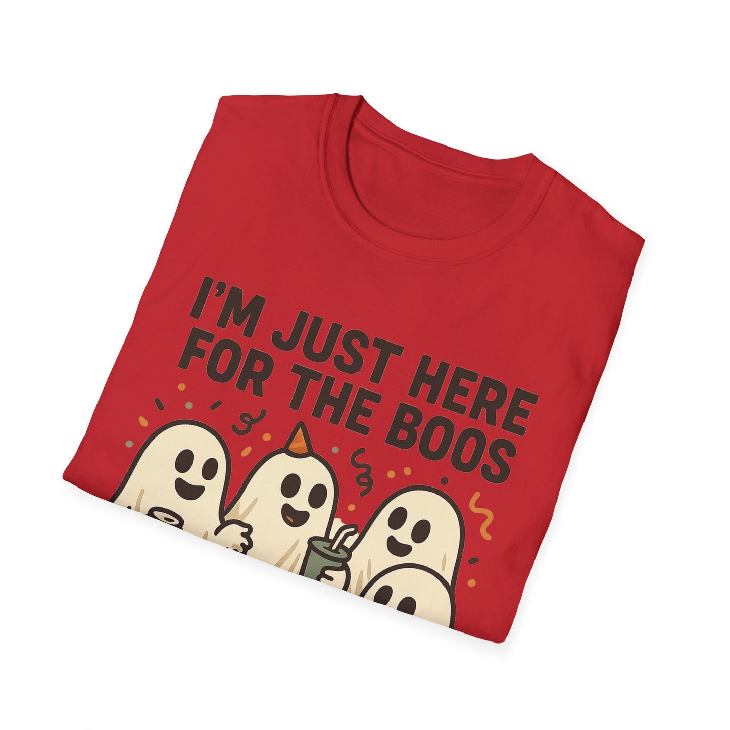 I’m Just Here for the Boos Shirt – Ghost Beer Halloween Party Tee