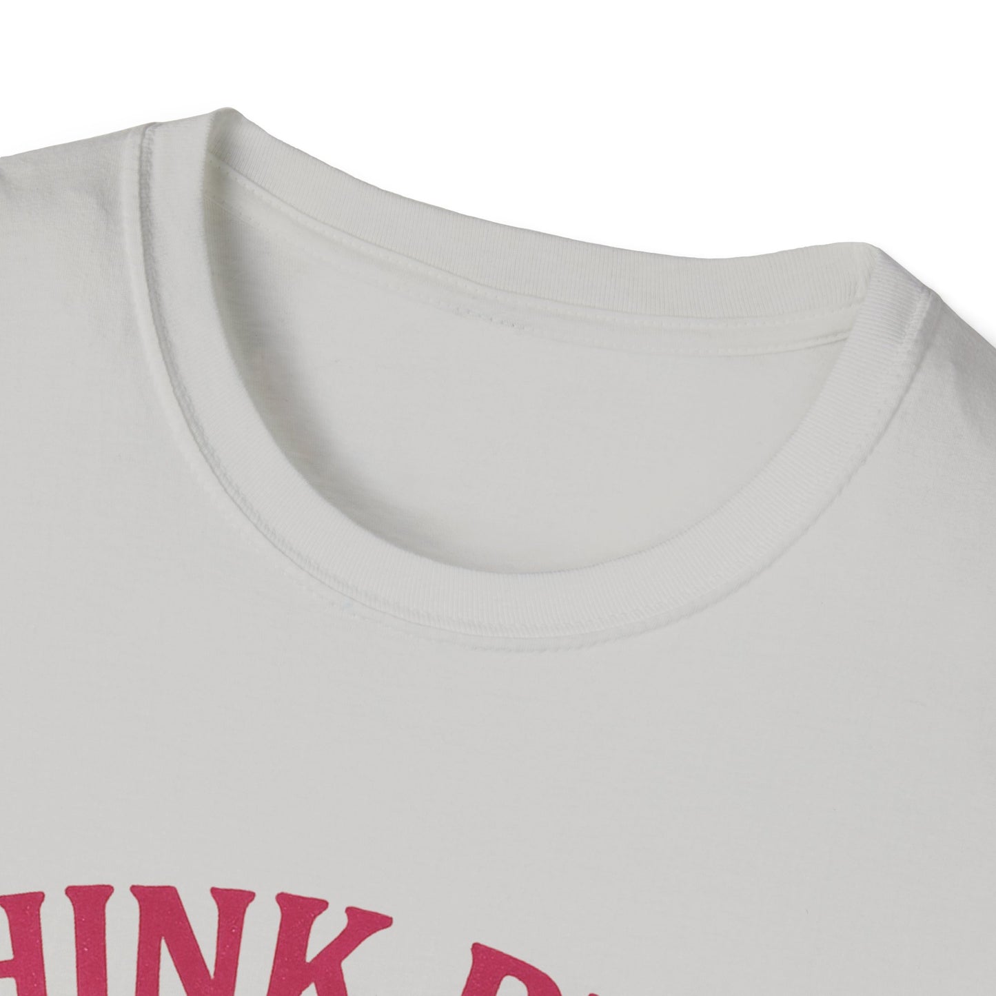 Think Pink Shirt Live Strong | Breast Cancer Awareness Ribbon Tee | Pink Support Hope Strength T-Shirt Women Men October