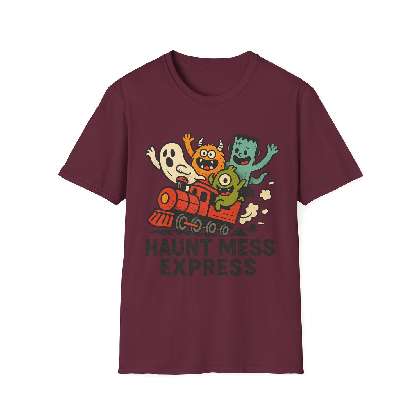 Haunt Mess Express Shirt – Funny Monster Train Halloween Tee