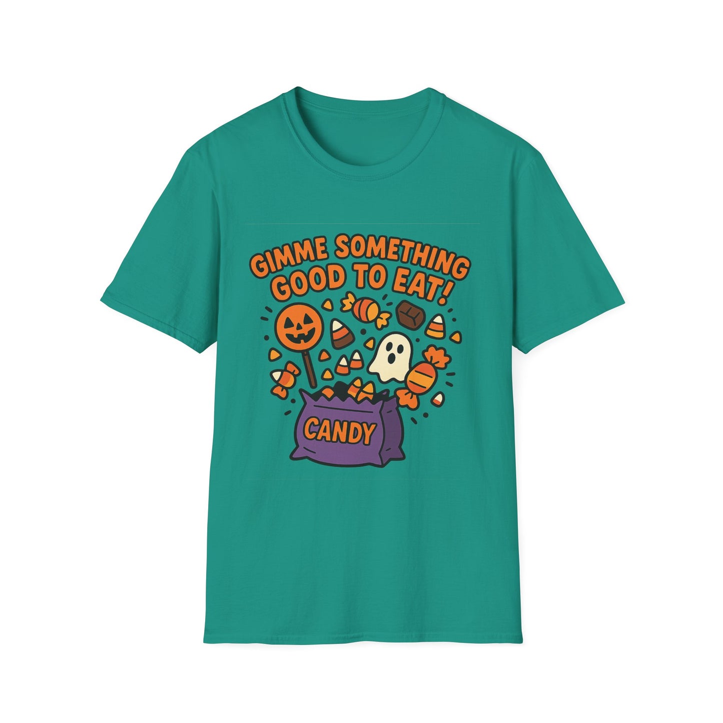 Gimme Something Good to Eat Shirt – Trick or Treat Candy Bag Tee