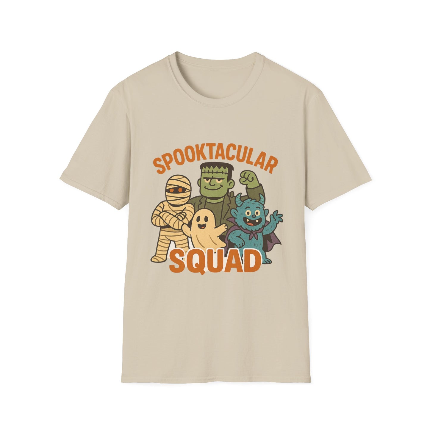 Spooktacular Squad Shirt – Monster Friends Retro Halloween Tee