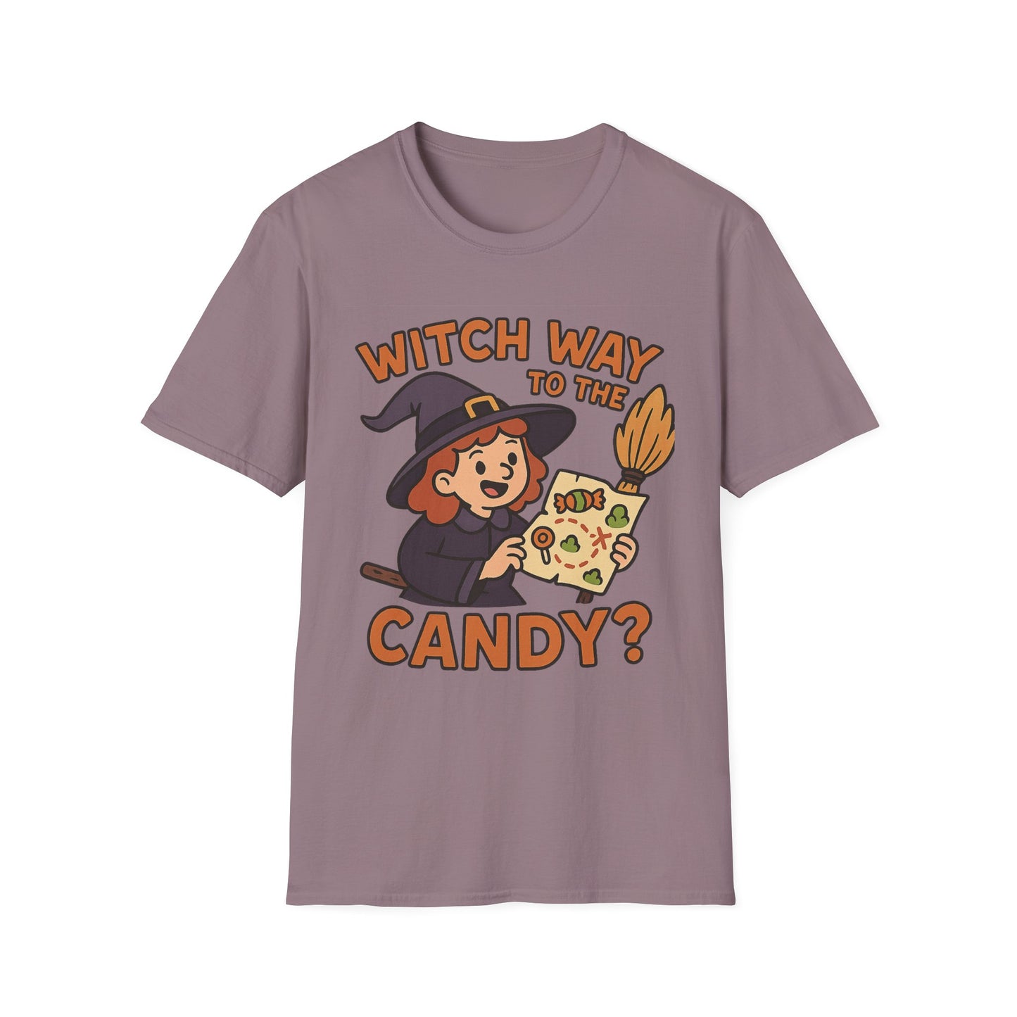 itch Way to the Candy Halloween Shirt – Funny Witch Trick or Treat Tee