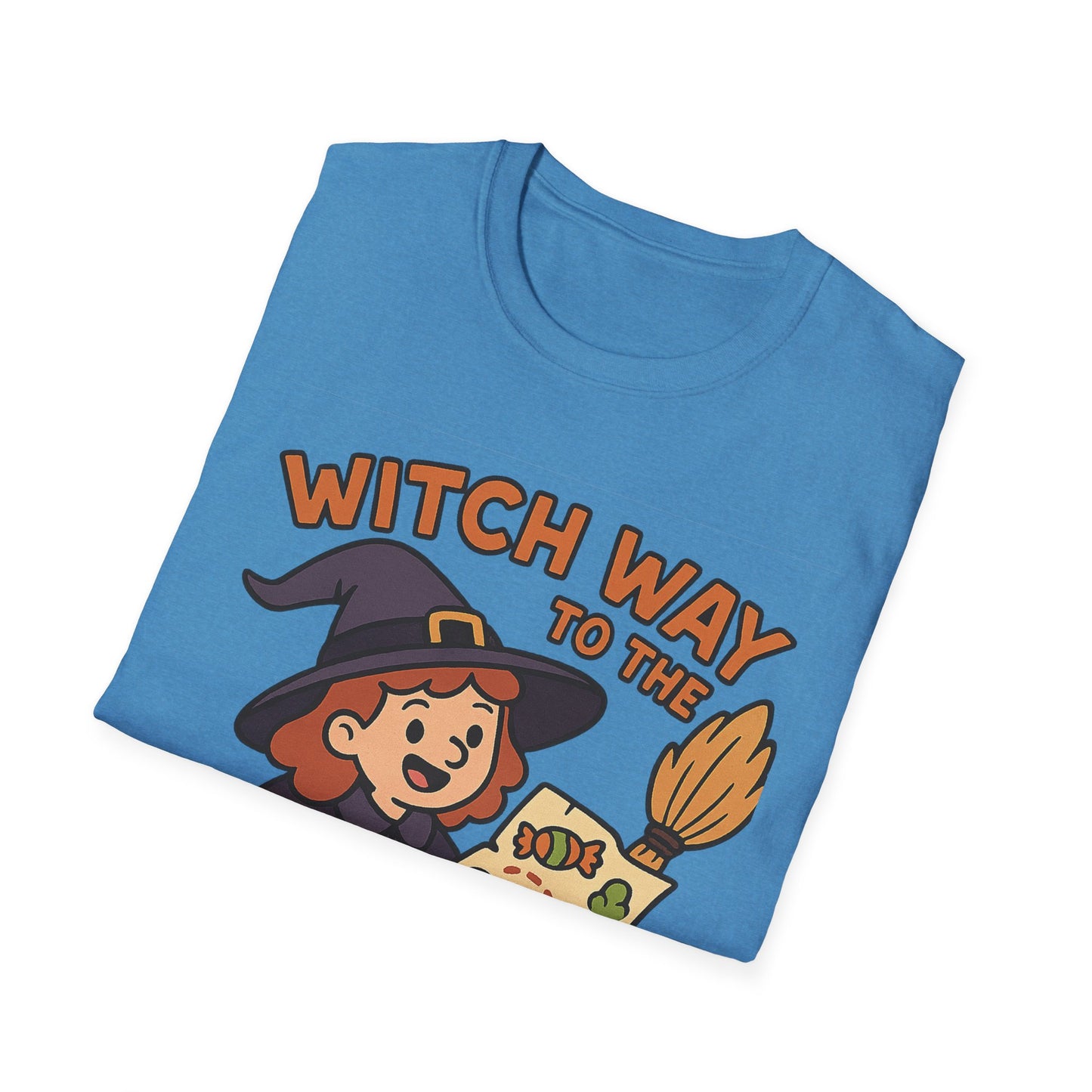 itch Way to the Candy Halloween Shirt – Funny Witch Trick or Treat Tee