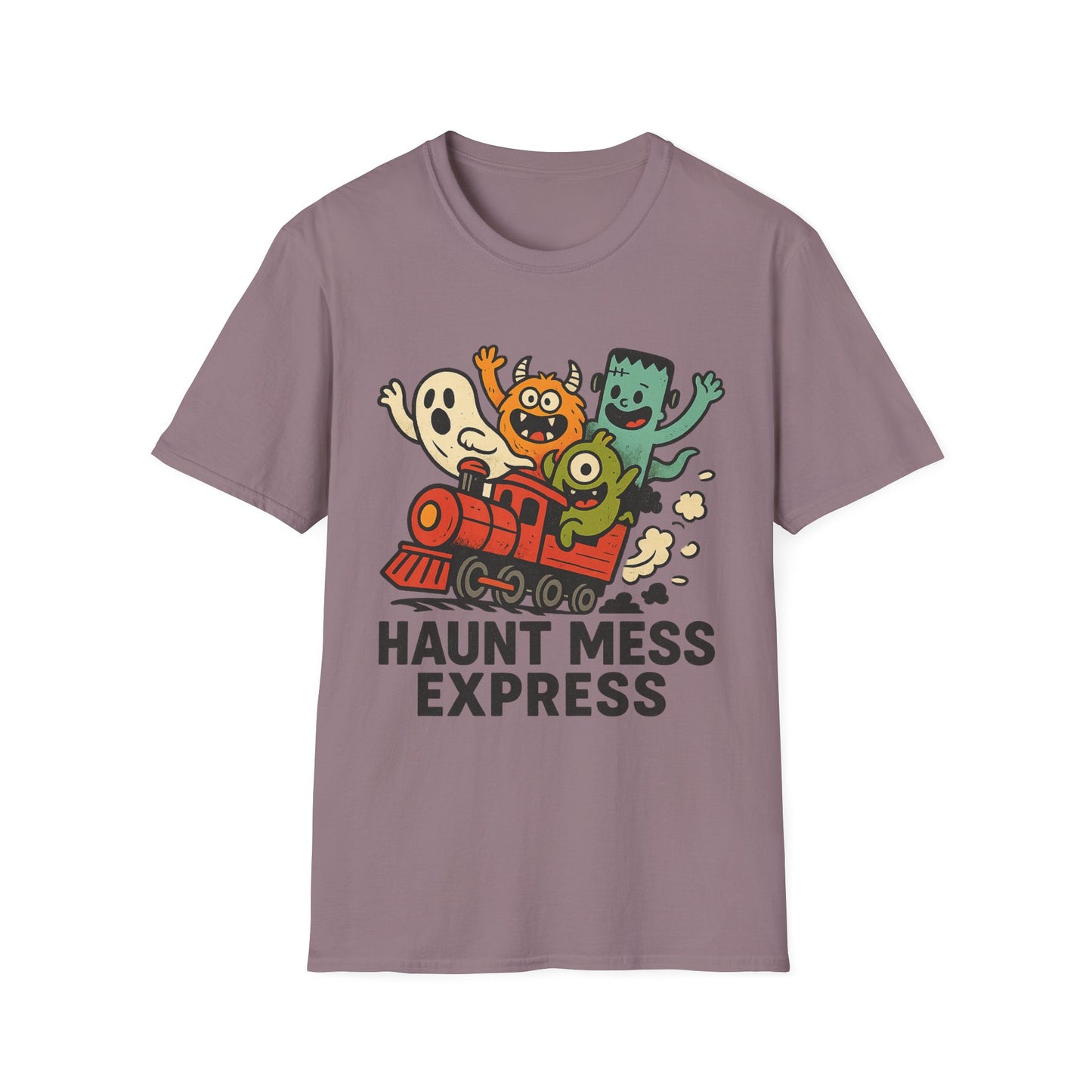 Haunt Mess Express Shirt – Funny Monster Train Halloween Tee