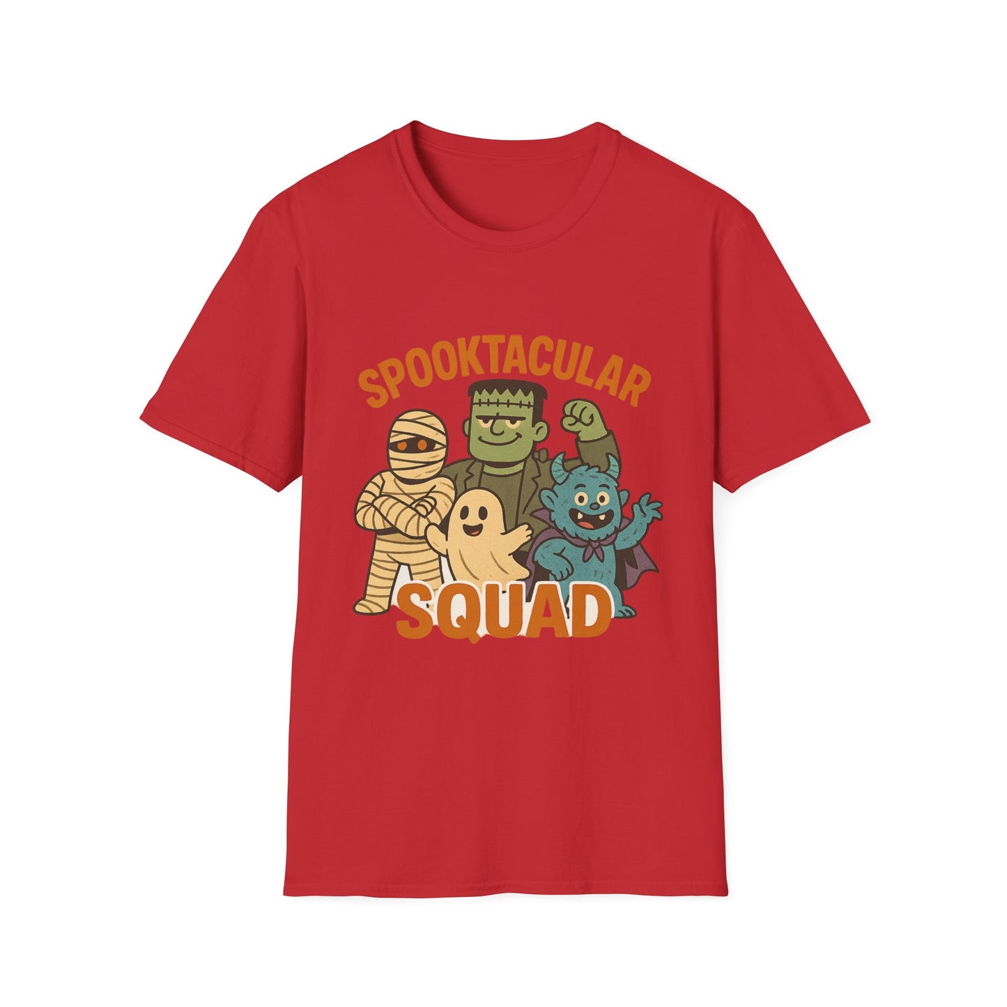 Spooktacular Squad Shirt – Monster Friends Retro Halloween Tee